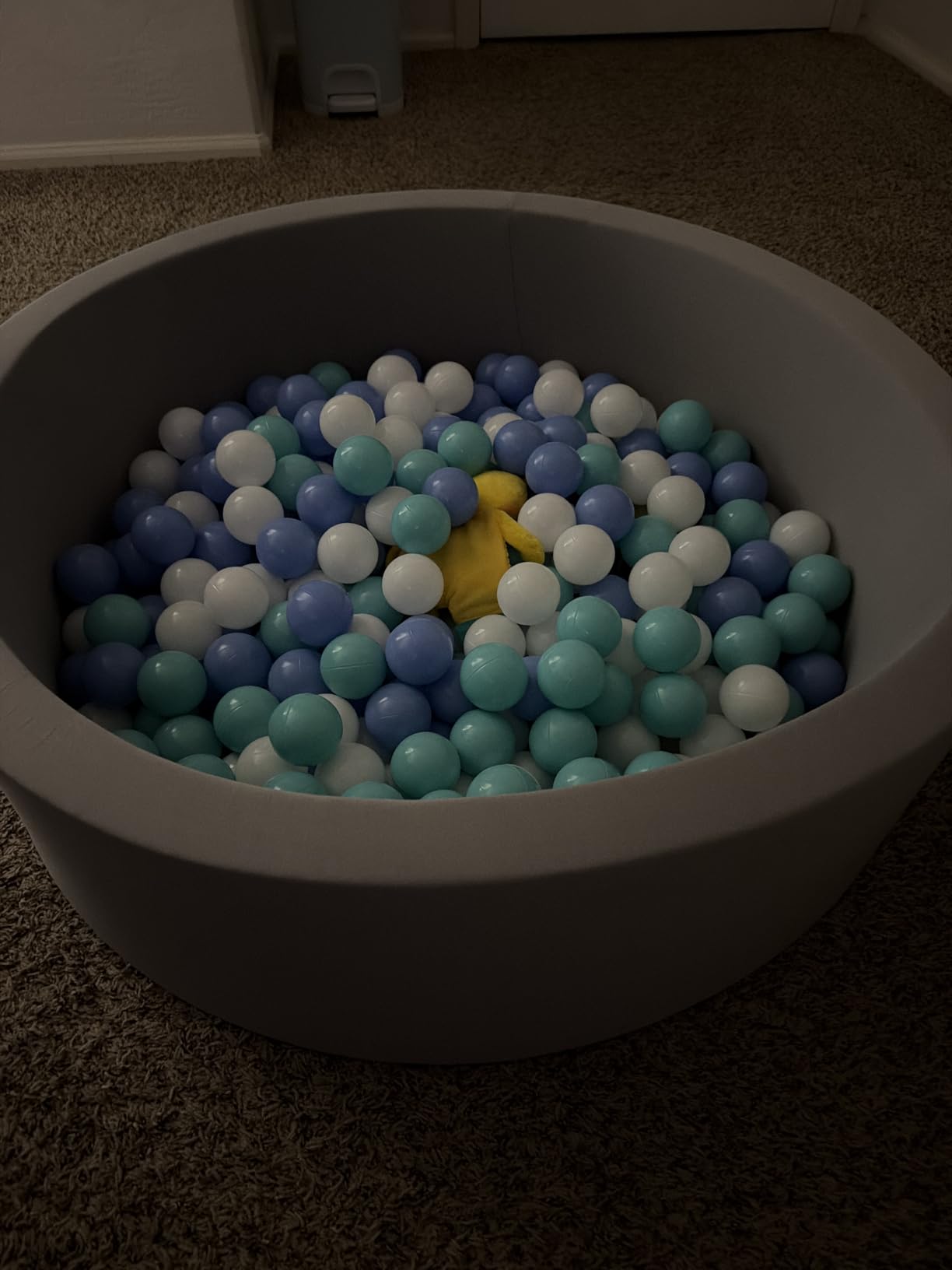 Wilwolfer Foam Ball Pit for Toddlers, Large Baby Ball Pit for Babies with Soft Memory Sponge, Indoor Outdoor Baby Playpen, Kids Play Ball Pool, Gift Toys for Infants Boys and Girls (Gray, NO Balls) customer photo 2