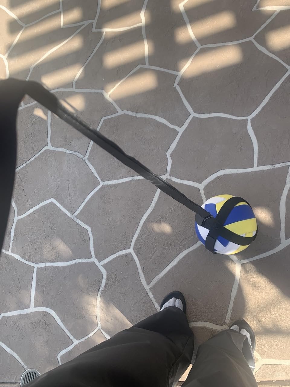 focopot Volleyball Training Equipment Aid with Rebounder Belt to Practice | Indoor and Outdoor, for Beginners & Pro, Used to Serve/Pass/Set, Adjustable, 20-46