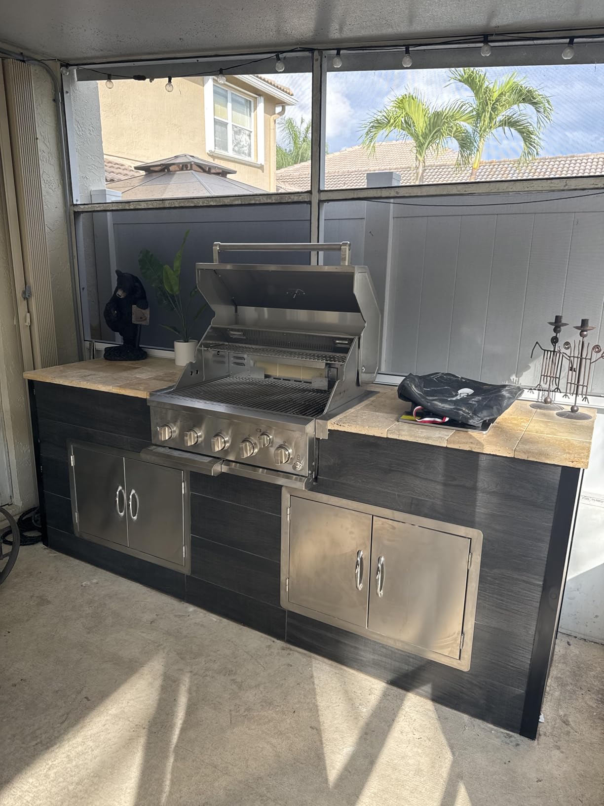SPIRE 36-Inch Built-in 6 Burner Dual Fuel Grill, All 304 Stainless Steel Body, 73000 BTU, 915 Sq In Cooking Space, Ceramic Rear Burner, Interior Lighting customer photo 2