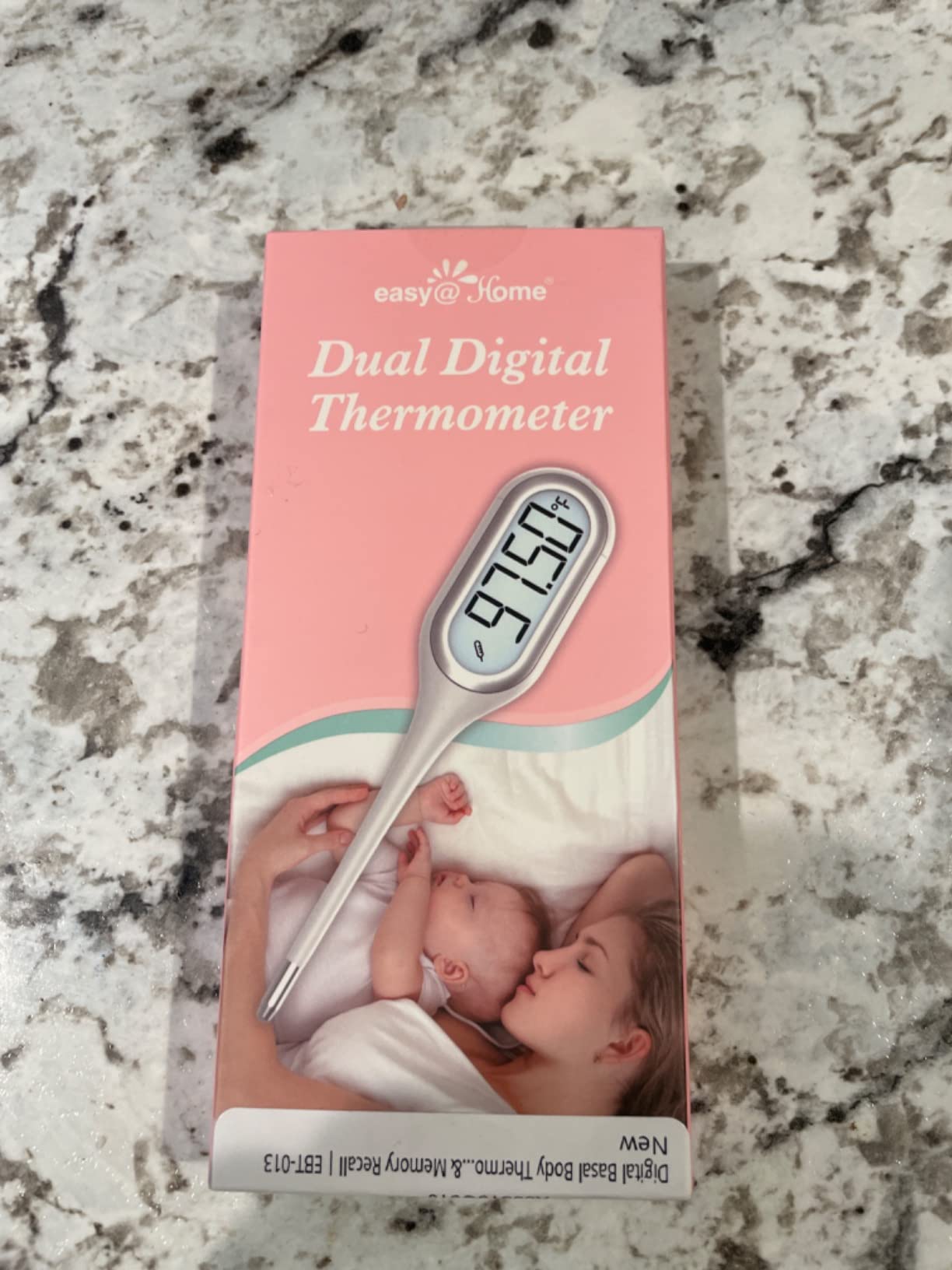 easy@Home 8 Seconds Digital Basal Body Thermometer for Adults & Kids | 2-Mode Oral Thermometer Precise 1/100th Degree. Rapid 12s Fever Read, Large Backlit Display & 30 Memory customer photo 1