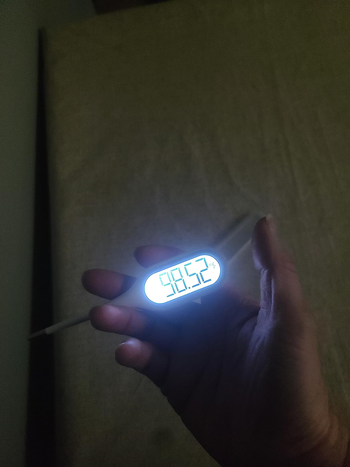 easy@Home 8 Seconds Digital Basal Body Thermometer for Adults & Kids | 2-Mode Oral Thermometer Precise 1/100th Degree. Rapid 12s Fever Read, Large Backlit Display & 30 Memory customer photo 2