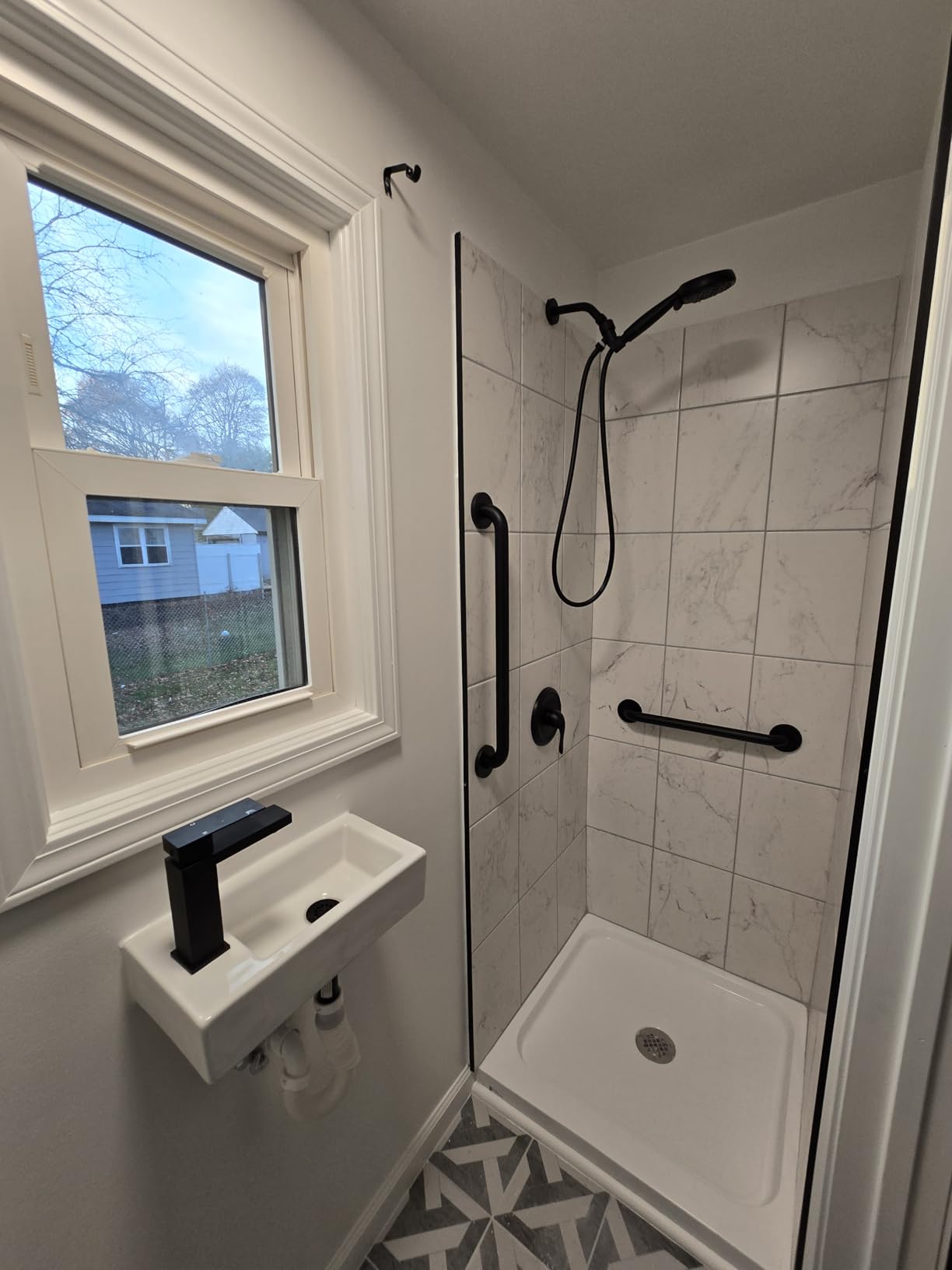 Fine Fixtures Single Threshold Acrylic Shower Base - Non-Slip Textured Surface, Durable Shower Floor Pan 30