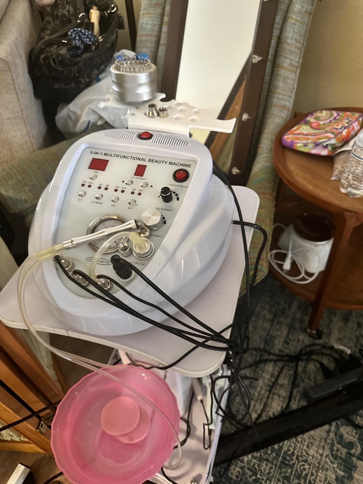 5 in 1 Micro Diamondermabrasion Machine, Mcwdoit Facial Machine 68cmhg Professional Home Use Skin Care customer photo 2