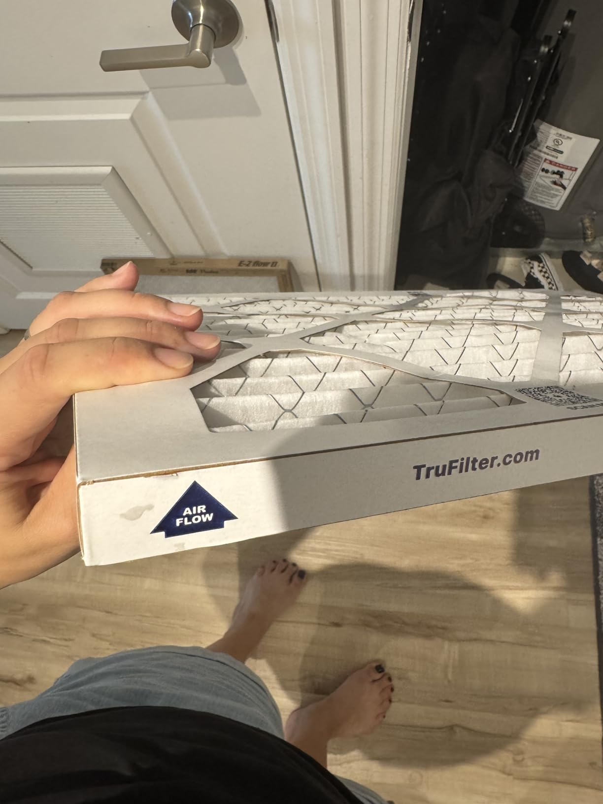 BNX TruFilter 20x20x1 Air Filter MERV 11 (6-Pack) - MADE IN USA - Allergen Defense Electrostatic Pleated Air Conditioner HVAC AC Furnace Filters for Allergies, Dust, Pet, Smoke, Allergy MPR 1200 FPR 7 customer photo 1