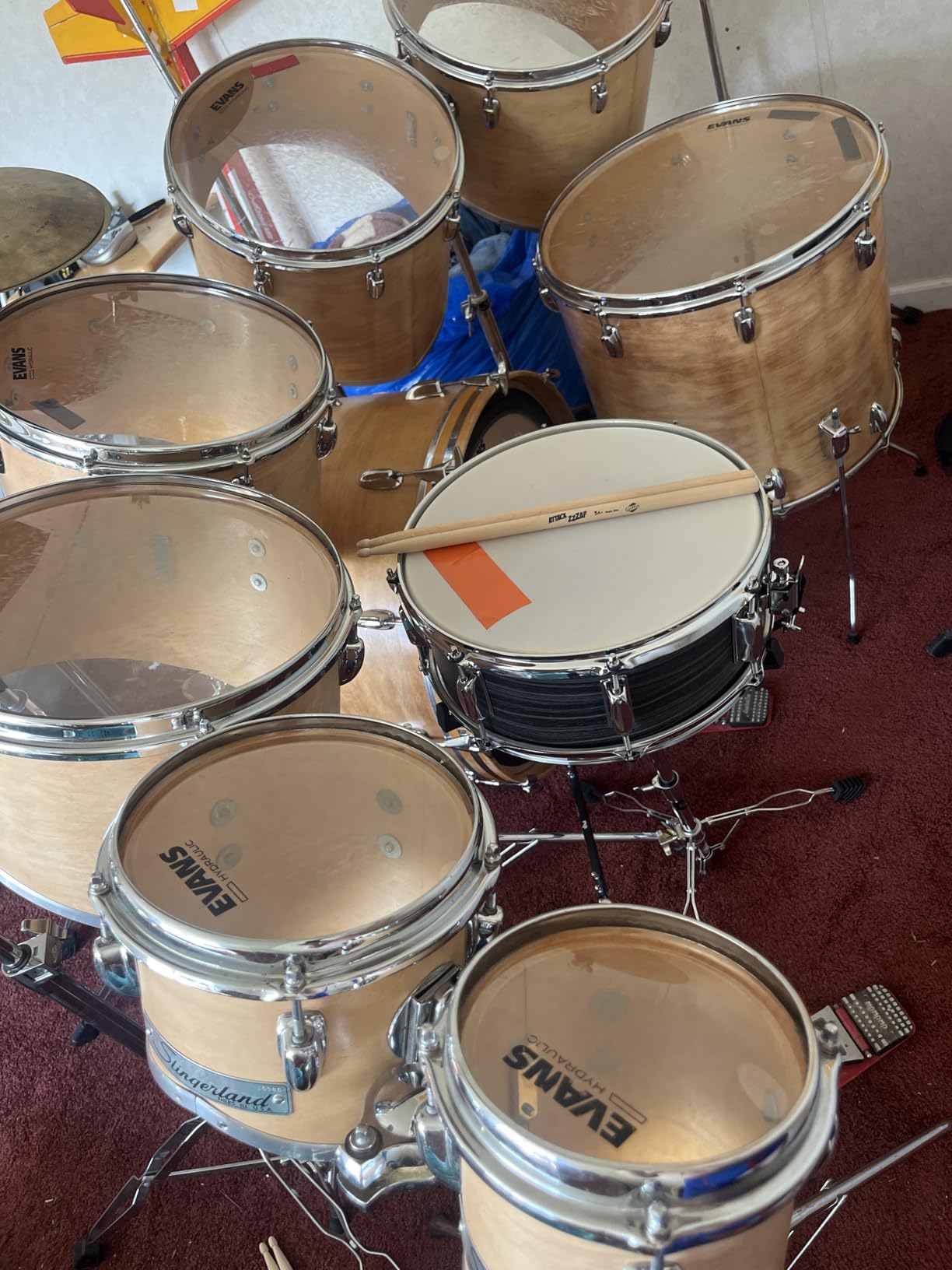 GRIFFIN Wood Snare Drum Kit 14
