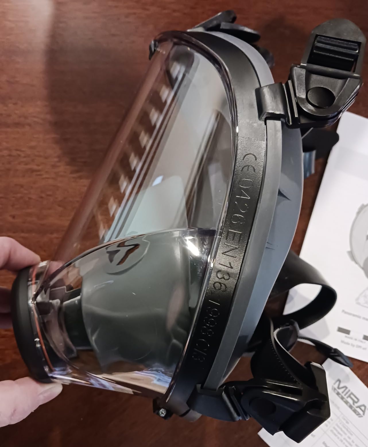 MIRA Safety CM-I01 Full-Face Industrial-Grade Gas Mask with 40mm NATO Filter Compatibility customer photo 1