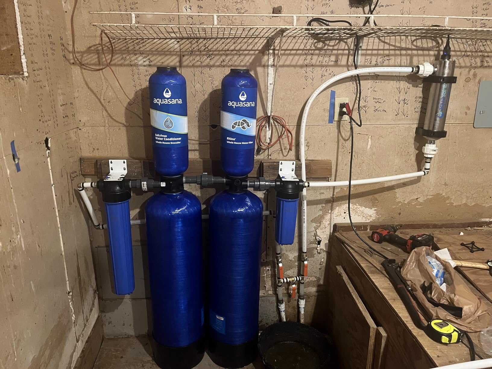 Aquasana Max Flow Whole House Water Filter | Carbon & KDF | WH-1010-CT-LM | 10-Year Filter | 14.5 GPM | Reduces 97% Chlorine & Sediment | Salt-Free Scale Control | Low Maintenance | 10-Year Warranty customer photo 2