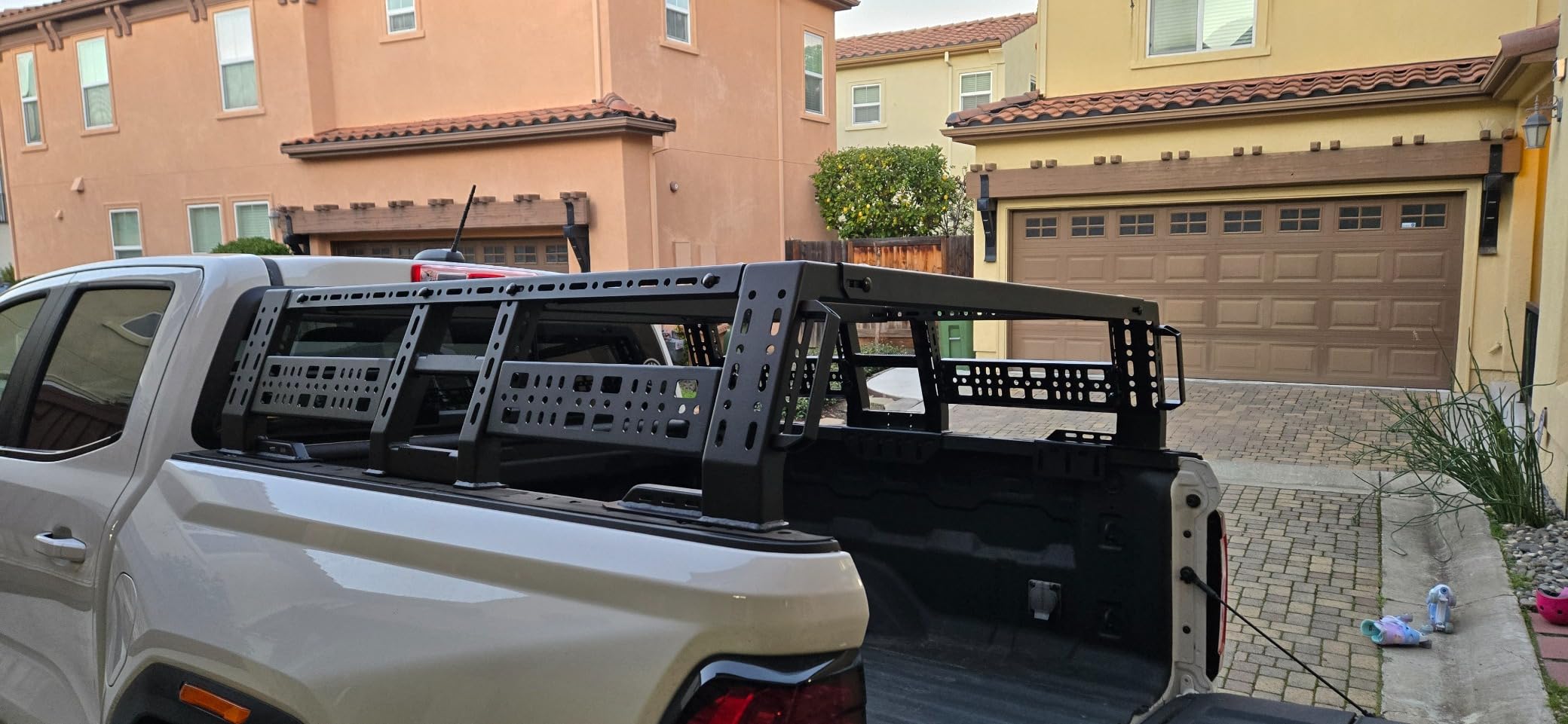 CLAMBER Overland Bed Rack for Mid-Size Pickup Truck | Compatible with Tacoma, Gladiator, Ranger, Colorado, Canyon, Frontier, Adjustable Width, Three Installation Methods customer photo 2