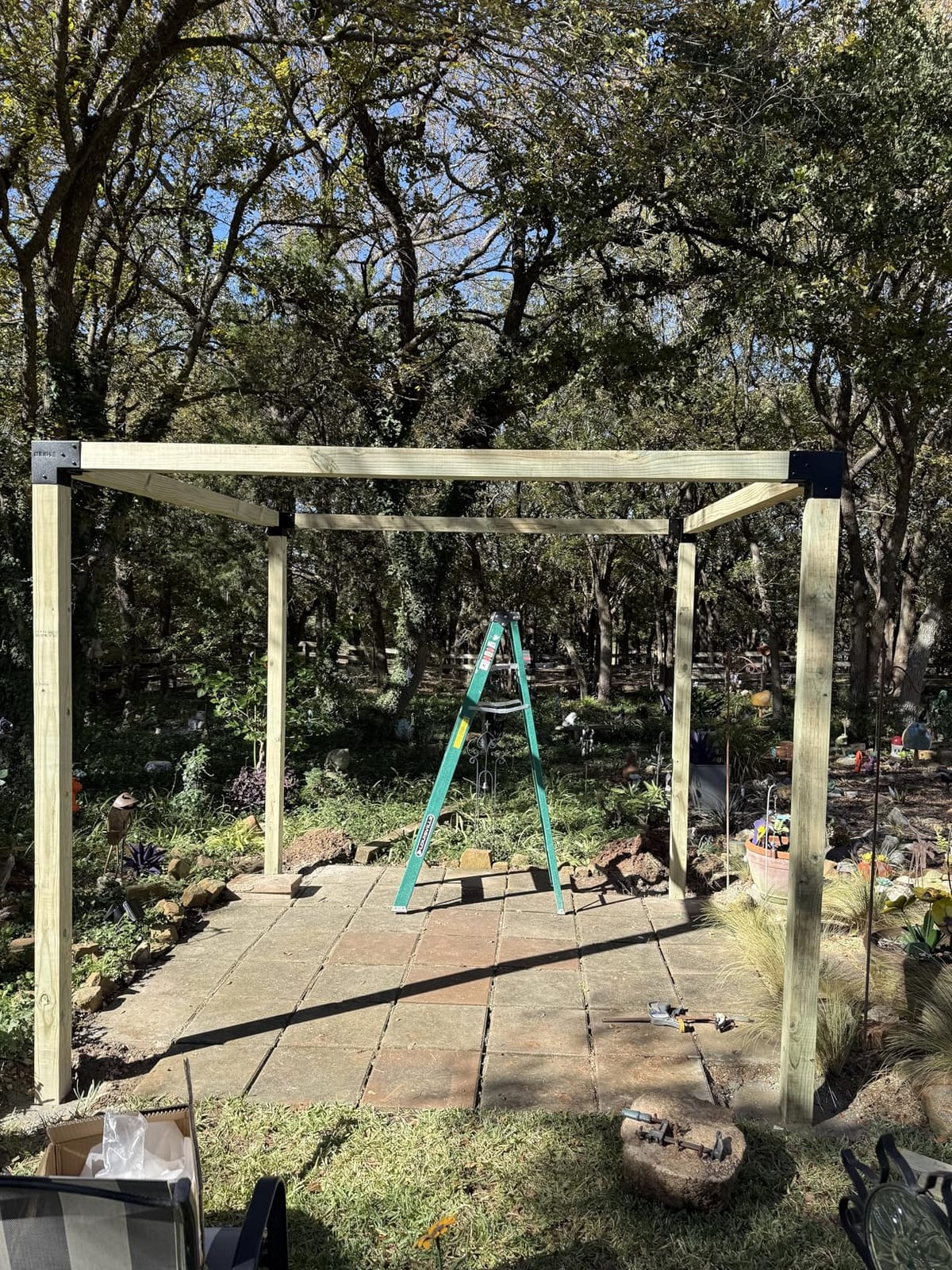 Pergola Brackets Kit for 4x4 Wood Beams, 3.58