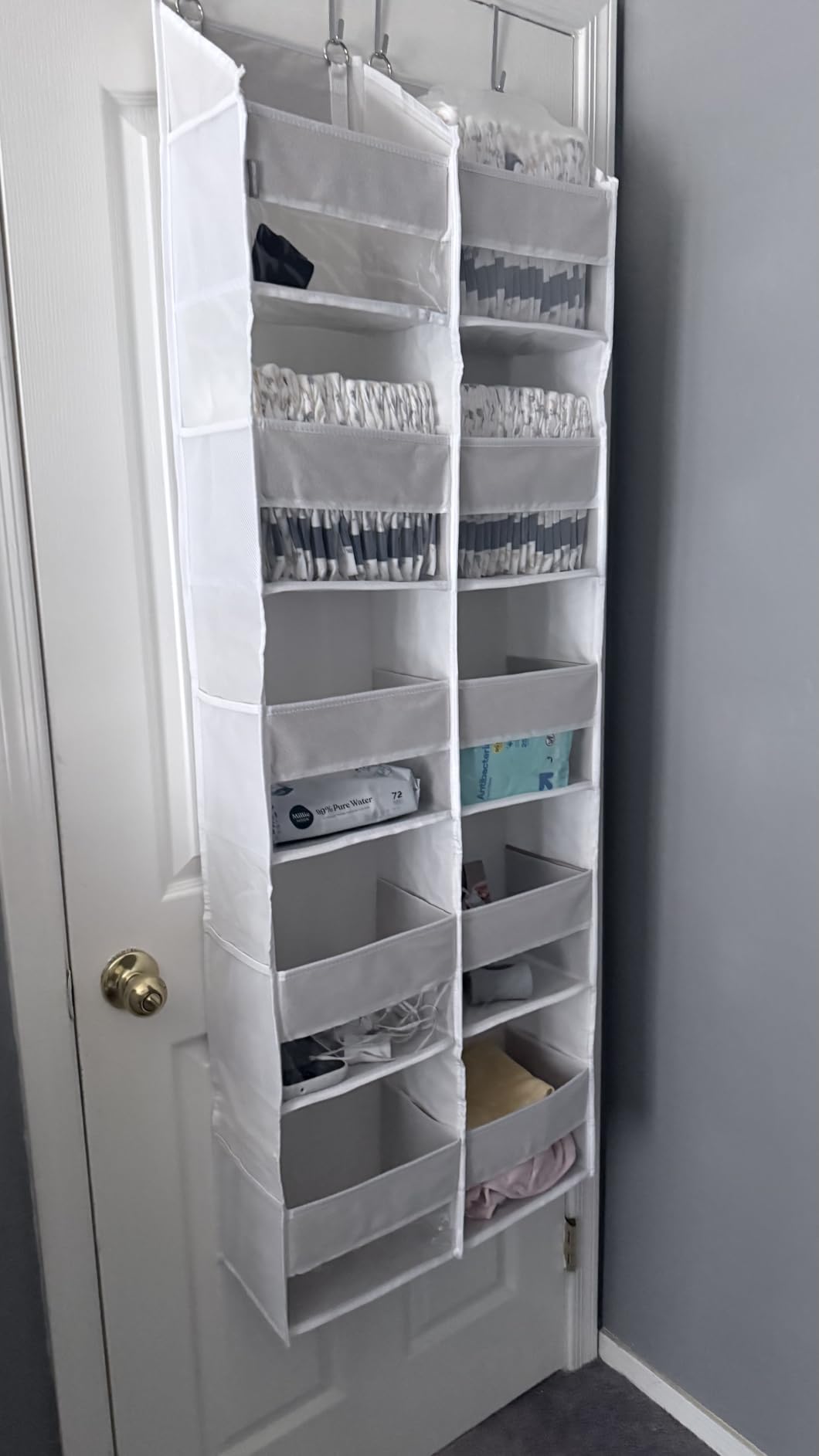 Ofiray-home 5-Tier Over Door Organizer, 10-Compartment Wide Storage Rack | 20