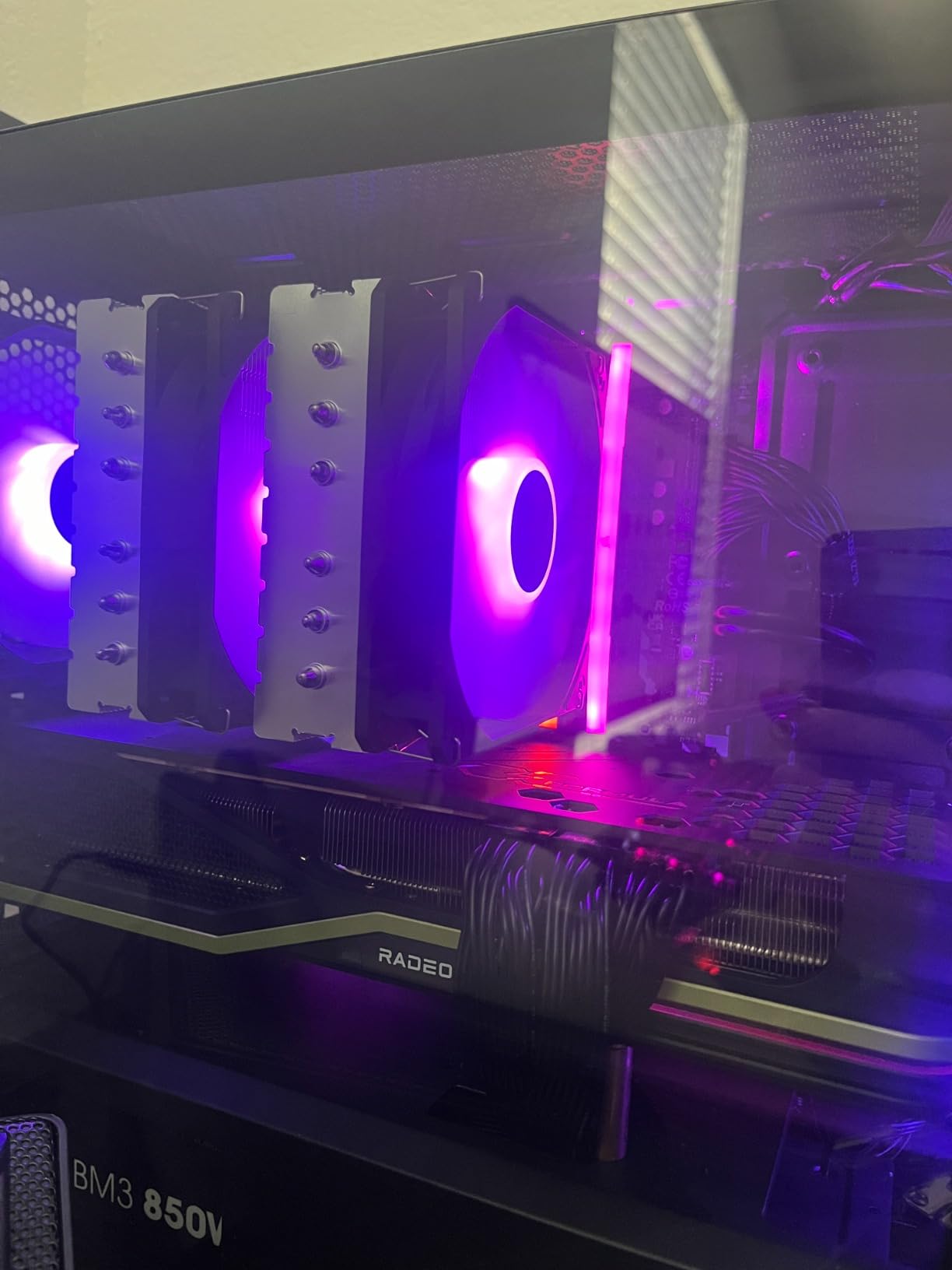 Cooler Master Hyper 620S Dual Tower ARGB CPU Air Cooler, 120mm PWM Fan, 6 Heat Pipes, Silver Nickel-Plated Copper, 154.9mm Tall, AMD Ryzen AM5|AM4, Intel LGA 1851|1700|1200 Brackets customer photo 1