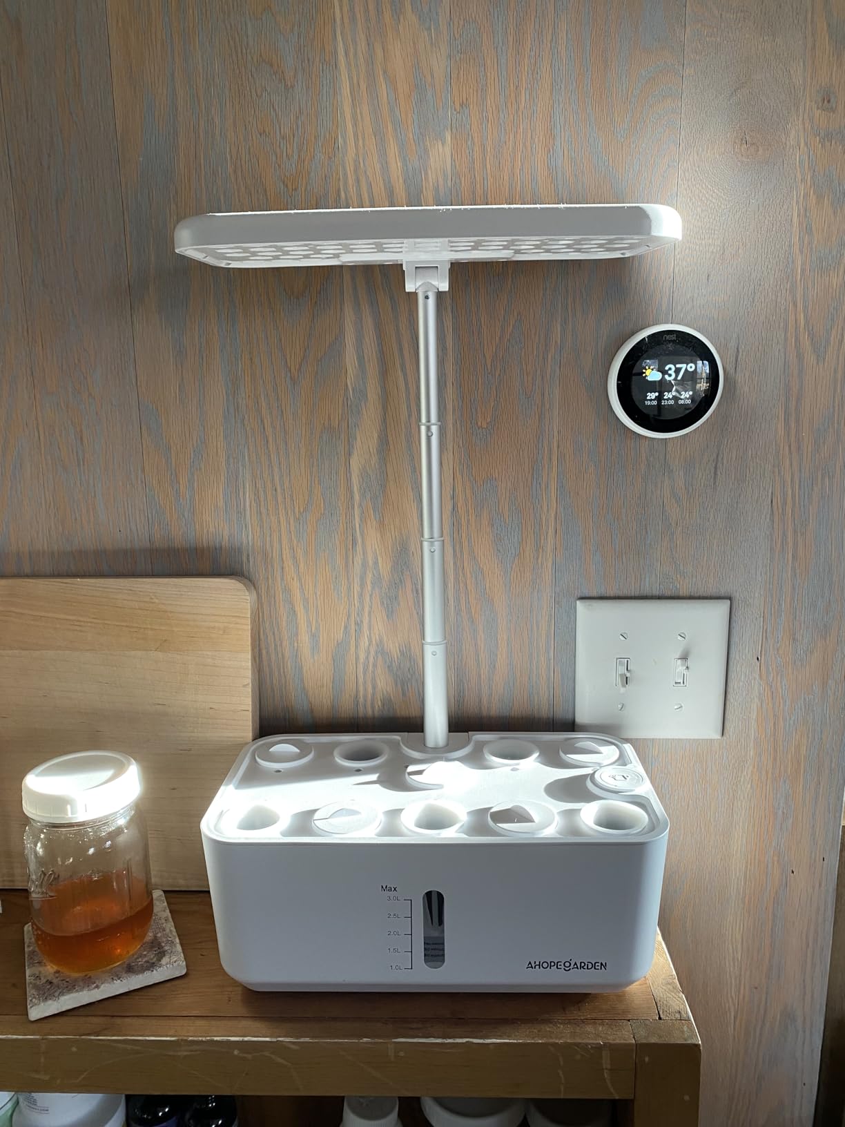 Ahopegarden Indoor Garden Hydroponics Growing System: 10 Pods Kit with LED | Plant Germination Kit Herb Vegetable Growth Lamp Countertop, Hydroponic Planter Grower Harvest Lettuce for Beginner Gardeners customer photo 1