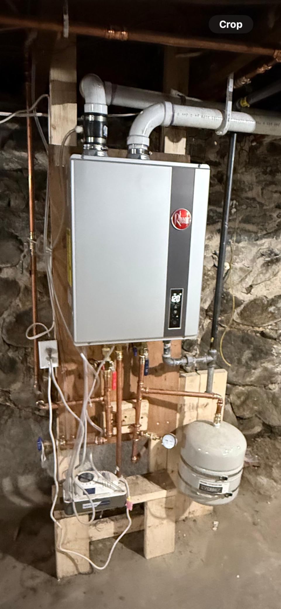 Rheem RTGH Series 9.0 GPM Natural Gas Tankless Water Heater Indoor | 180,000 BTUs Super High Efficiency On Demand, Continuous Hot Water | Condensing Ultra-Low Nox customer photo 1