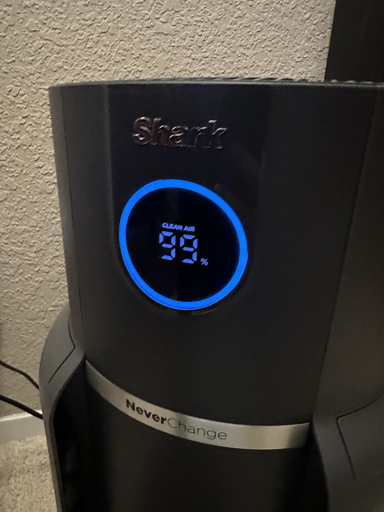 Shark NeverChange Air Purifier Max, HP301, Grey | 1,300 Sq. Ft. for Large Room, Kitchen, Office, HEPA-Exceeding Filter, Captures Pollutants, Pet Dander, Dust, Odor, and More customer photo 1