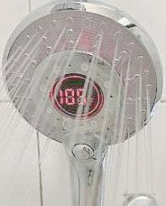 LED Shower Head Color Changing, Shower Head High Pressure with Hose | Water Saving Spray Showerheads, Discoloration Warning, Water Temperature Display, 3 Spray Modes, Easy to Install, Chrome customer photo 1