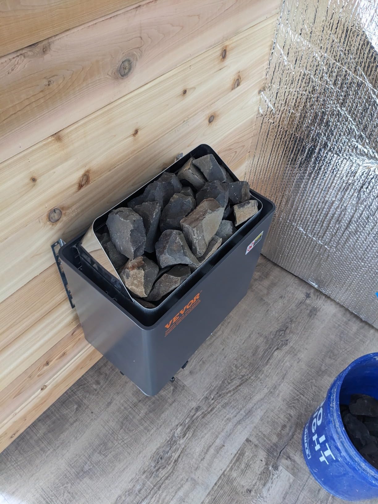 VEVOR Sauna Heater, 220V Electric Sauna Stove, Steam Bath Sauna Heater 3h Timer and Adjustable Temp for Max. 176-318 Cubic Feet, (4.5KW) FCC Certification customer photo 2