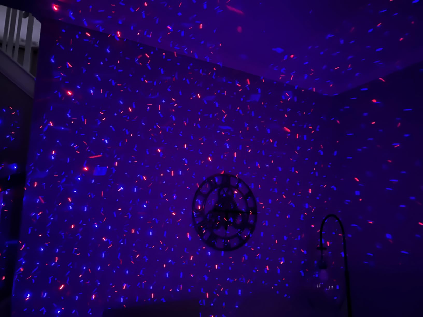 Laser Christmas Projector Lights Outdoor, Waterproof Christmas Decorations Moving Stars Light Show, Remote Control Timer, Holiday Projector Decorations for House, Yard & Garden customer photo 1