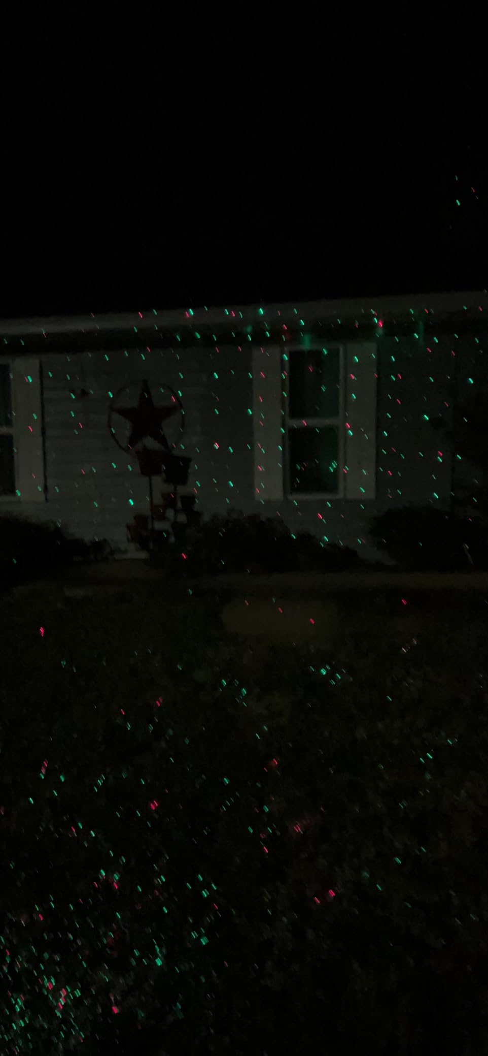 Laser Christmas Projector Lights Outdoor, Waterproof Christmas Decorations Moving Stars Light Show, Remote Control Timer, Holiday Projector Decorations for House, Yard & Garden customer photo 2