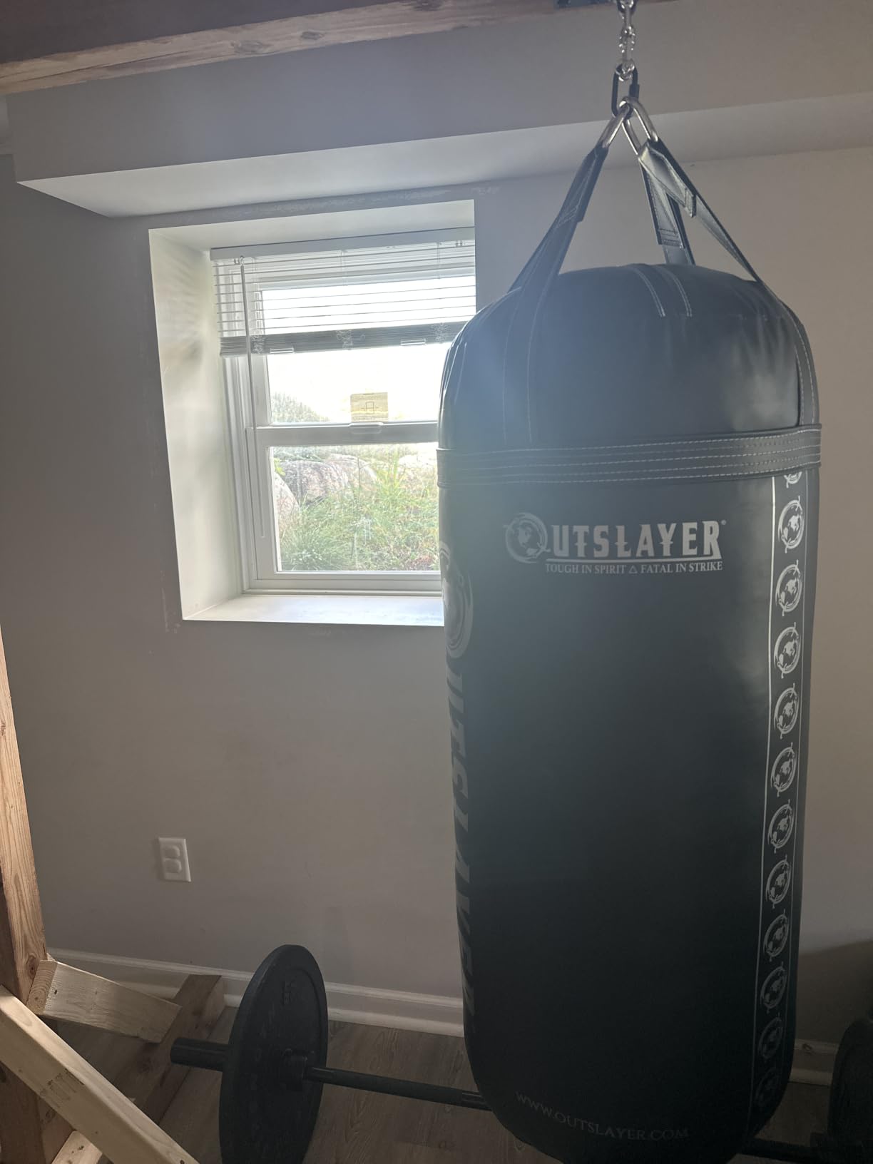 OutSlayer XXL 150 LB Heavy Boxing Punching Bag - Versatile Training for Mixed Martial Arts Wider Striking Area - USA Made customer photo 1