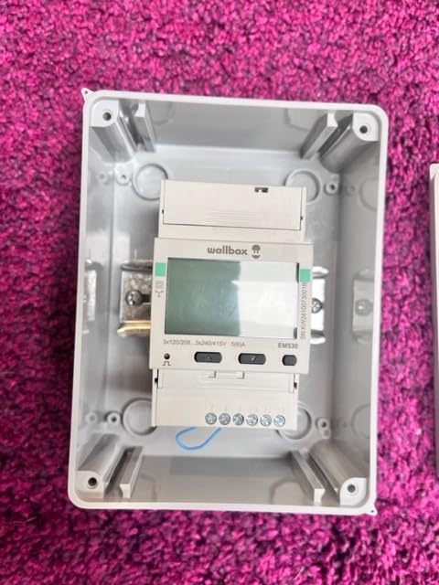 Wallbox Smart Power Meter for Energy Management Solutions | Smart Home Clamp, 2-Phase up to 250 Amps, UL Listed, Solar EV Charging customer photo 2