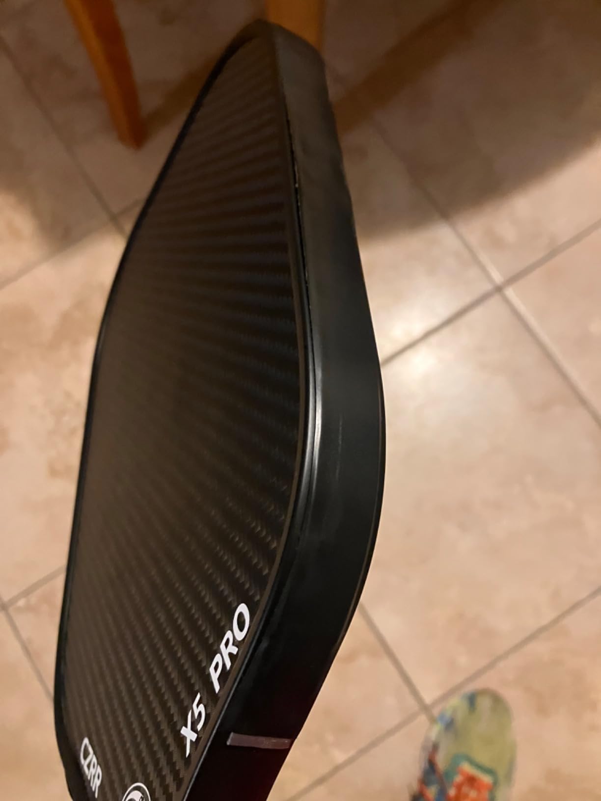 Pickleball Paddle, USA Pickleball Approved, 3K Raw Carbon Fiber Surface (CFS) High Grit & Spin, with 16MM Polypropylene Honeycomb Core, Ideal for Novice and Professional Players customer photo 2