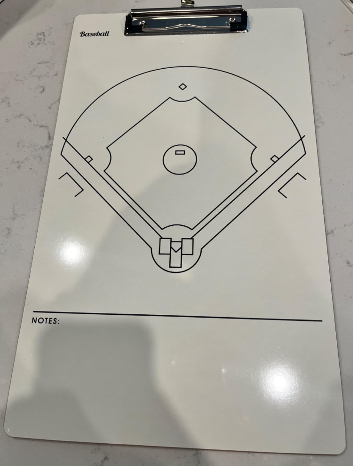 SCRIBBLEDO Football Dry Erase Whiteboard for Coaches, 15x9 Double Sided Coaching Clipboard for Plays Drills and Lineups, Coach Gift customer photo 1