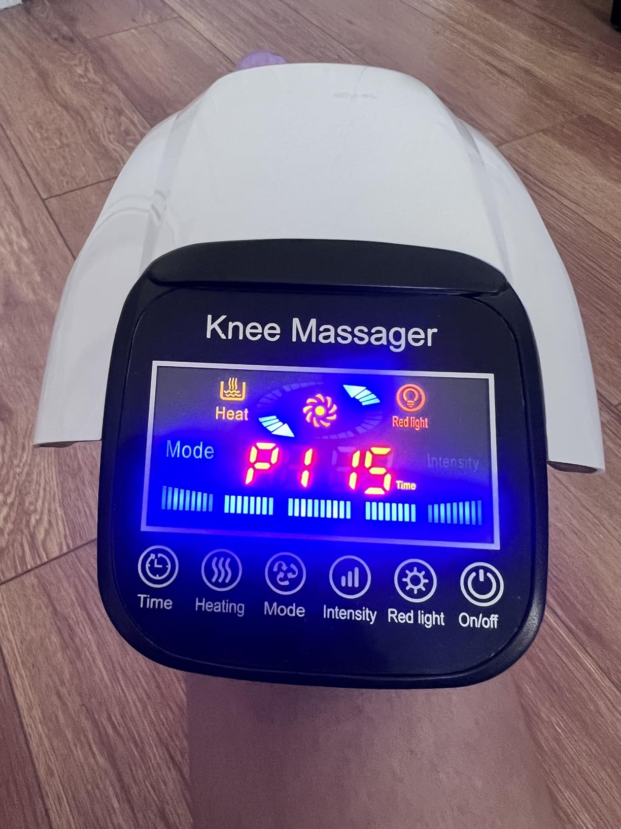 DEITY Knee Massager Smart with Heat, Vibration, 3D Massage, Red Light, 4-in-1, Cordless Portable Knee Massager with LED Large Screen, Gifts for Grandma & Grandpa customer photo 2