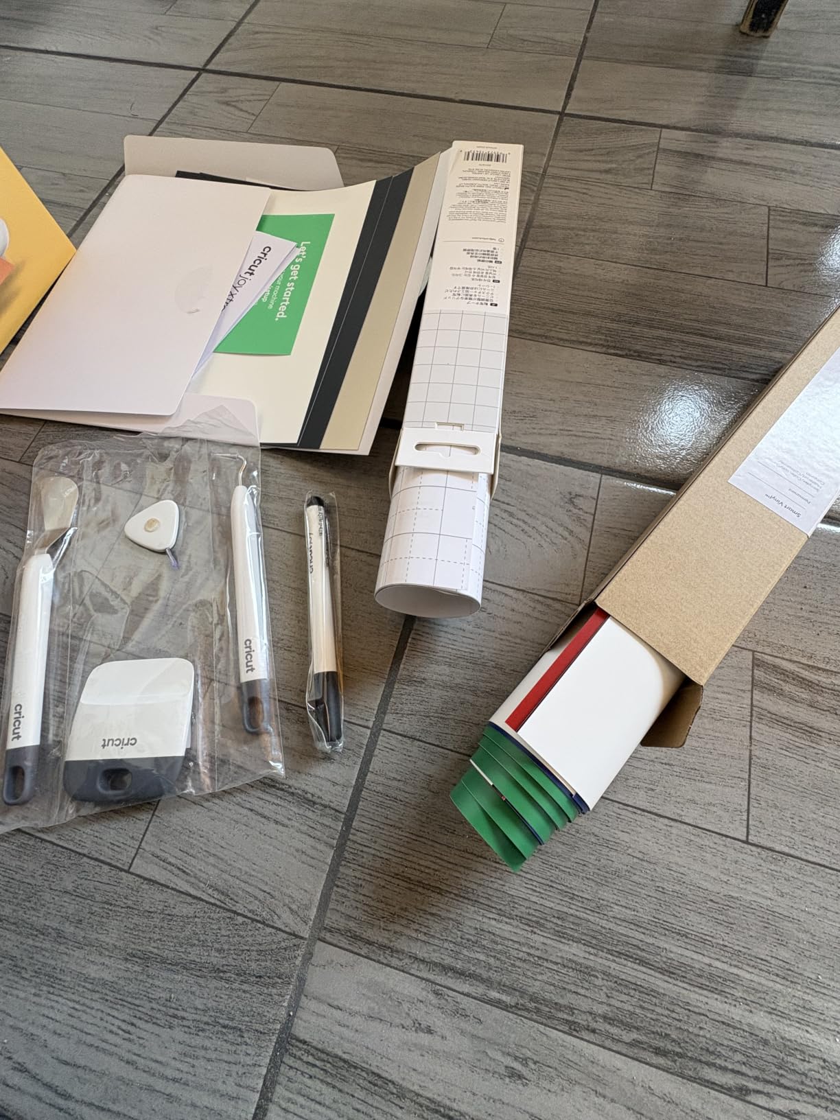 Joy Xtra Cutting Machine and Smart Vinyl Bundle for Labels, Decals & Custom Projects - Includes Rainbow Permanent Vinyl, Transfer Tape, Tools & Design Guides customer photo 2