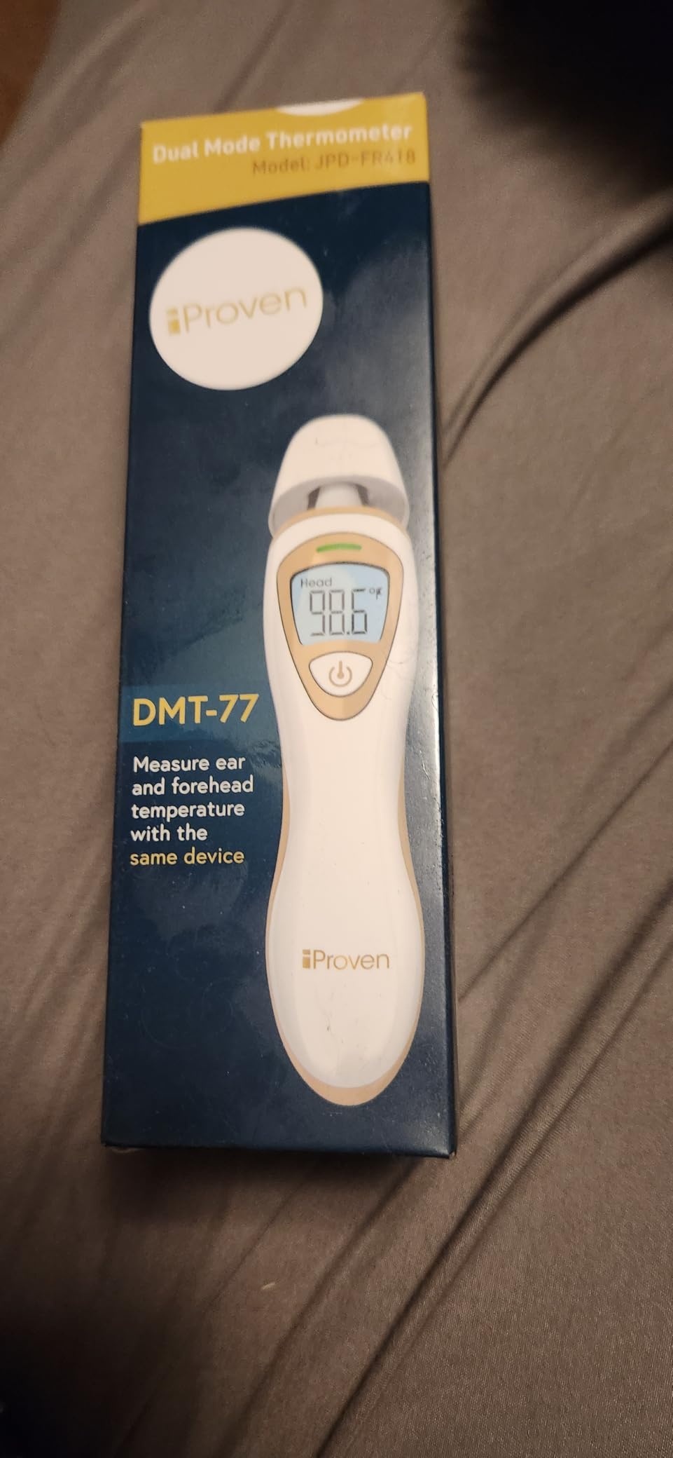 iProven Ear Thermometer with Non-Touch Forehead Function, Superior Accuracy | For Adults, Kids & Babies, Pro Series Premium Digital Thermometer customer photo 2