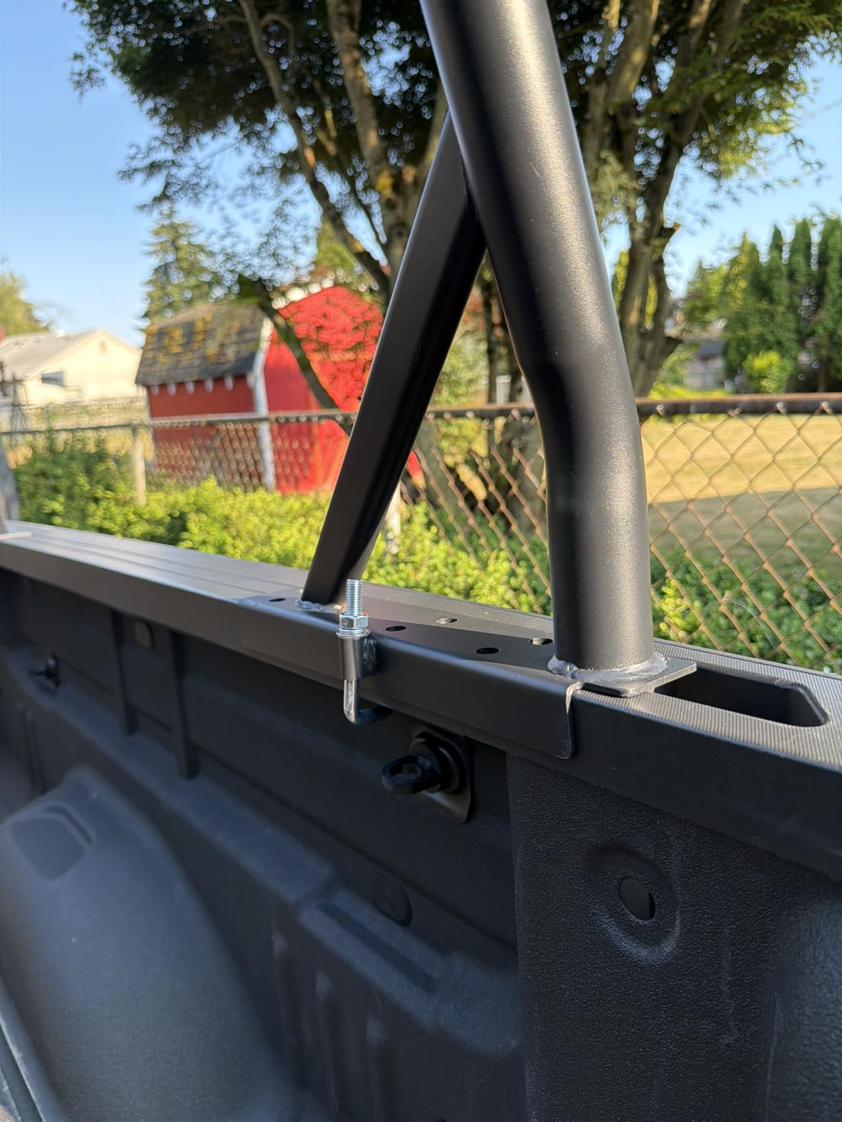 Non-Drilling Truck Rack, Heavy Duty Steel Extendable Truck Bed Ladder Rack, Fit for 52