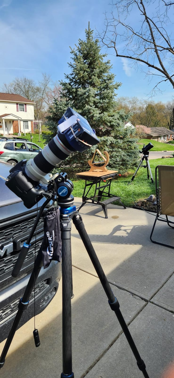 Celestron EclipSmart Universal Solar Filter for Telescopes | ISO 12312-2 Compliant, Observe Eclipses & Sunspots, Fits 75-100mm Telescope Tubes, Safe White-Light Viewing, Easy Install customer photo 2