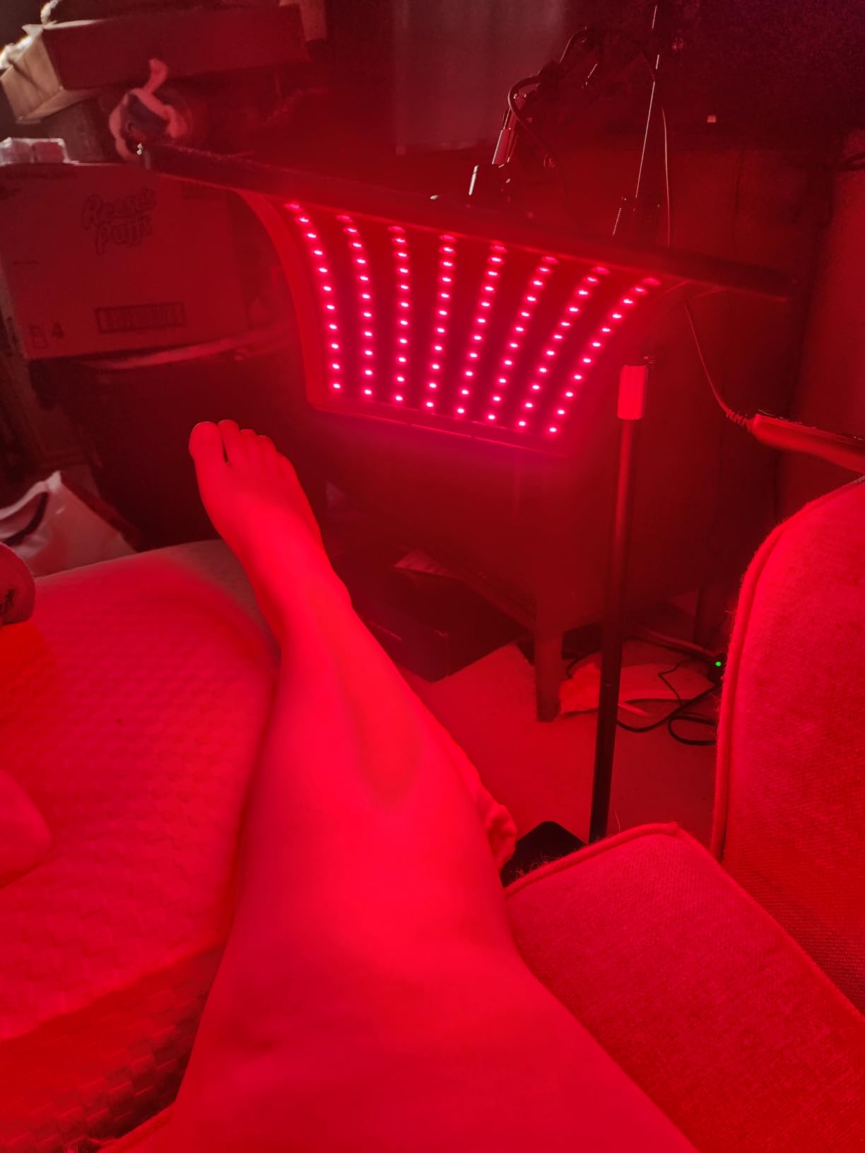 Viconor Red Light Therapy for Face and Body, Red Infrared Light Therapy Lamp with Stand Led 660nm & 850nm Infrared Light Device for Body customer photo 2