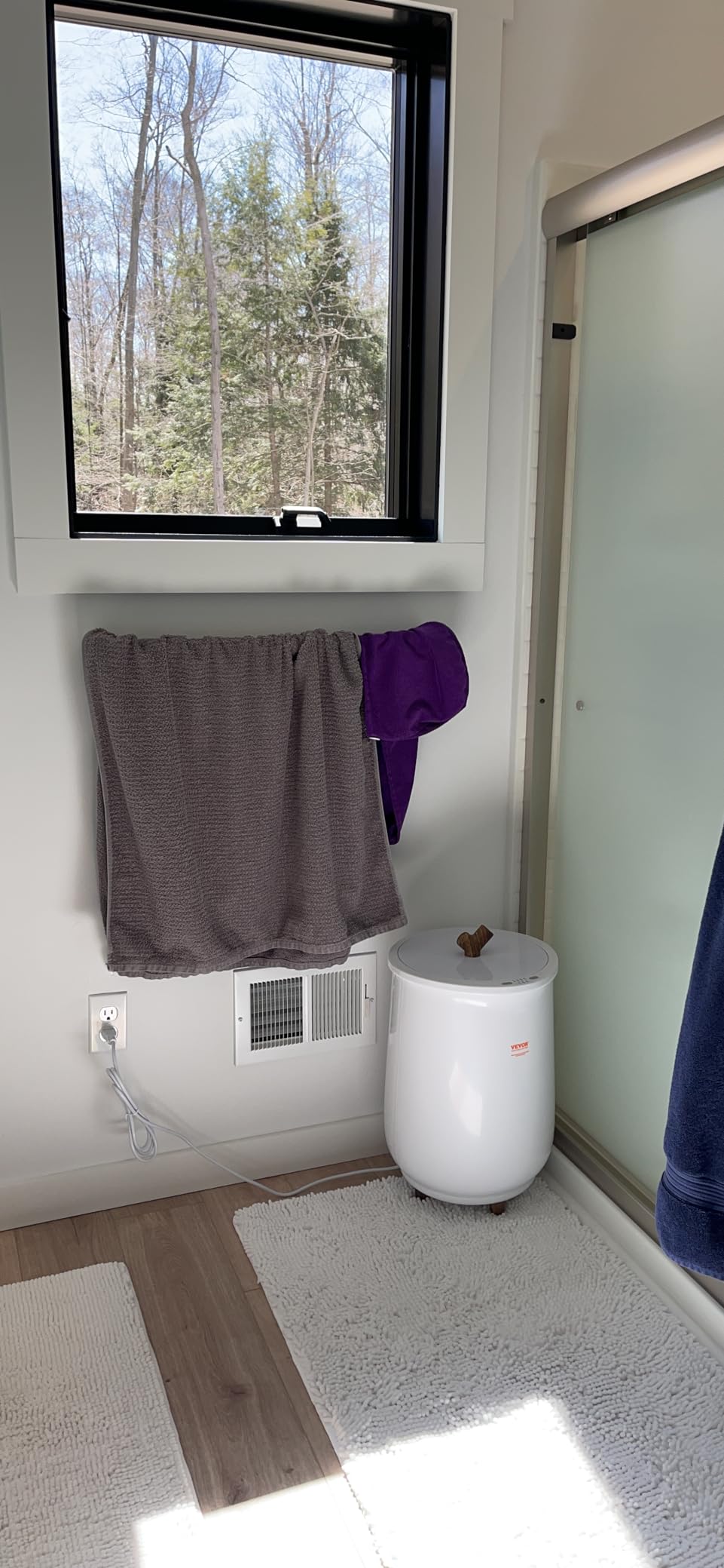 VEVOR Towel Warmers for Bathroom, Towel Warmer Bucket Auto Shut Off for Spa Fits up to 3 Oversized Towels, Blankets, Clothes, Bathrobes, PJ's and More customer photo 2