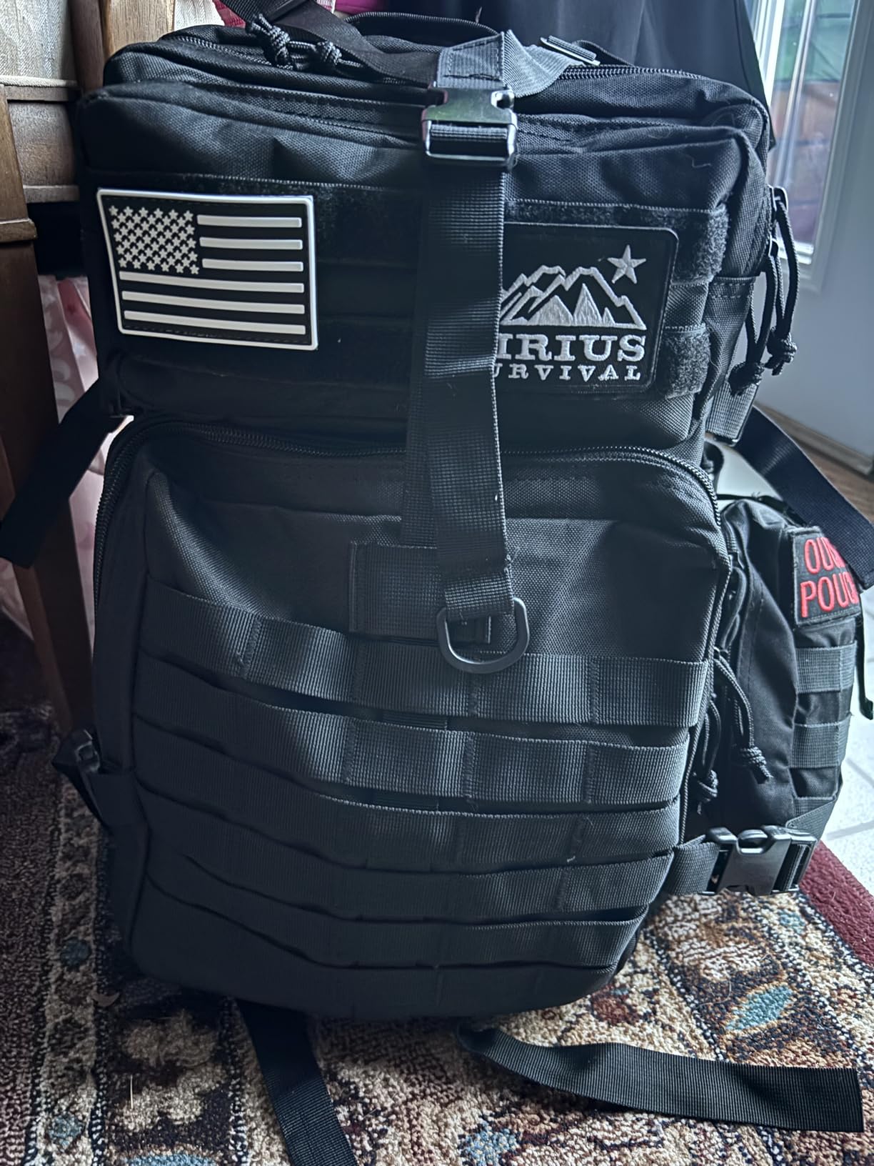 Sirius: Pre-Packed Bug Out Bag - 72 Hour Kit for 2 People - Bugout Backpack Survival Kit - Premium 50L Go Bag Tactical Backpack - Essential Bug Out Gear - Upgraded Survival Backpack customer photo 2