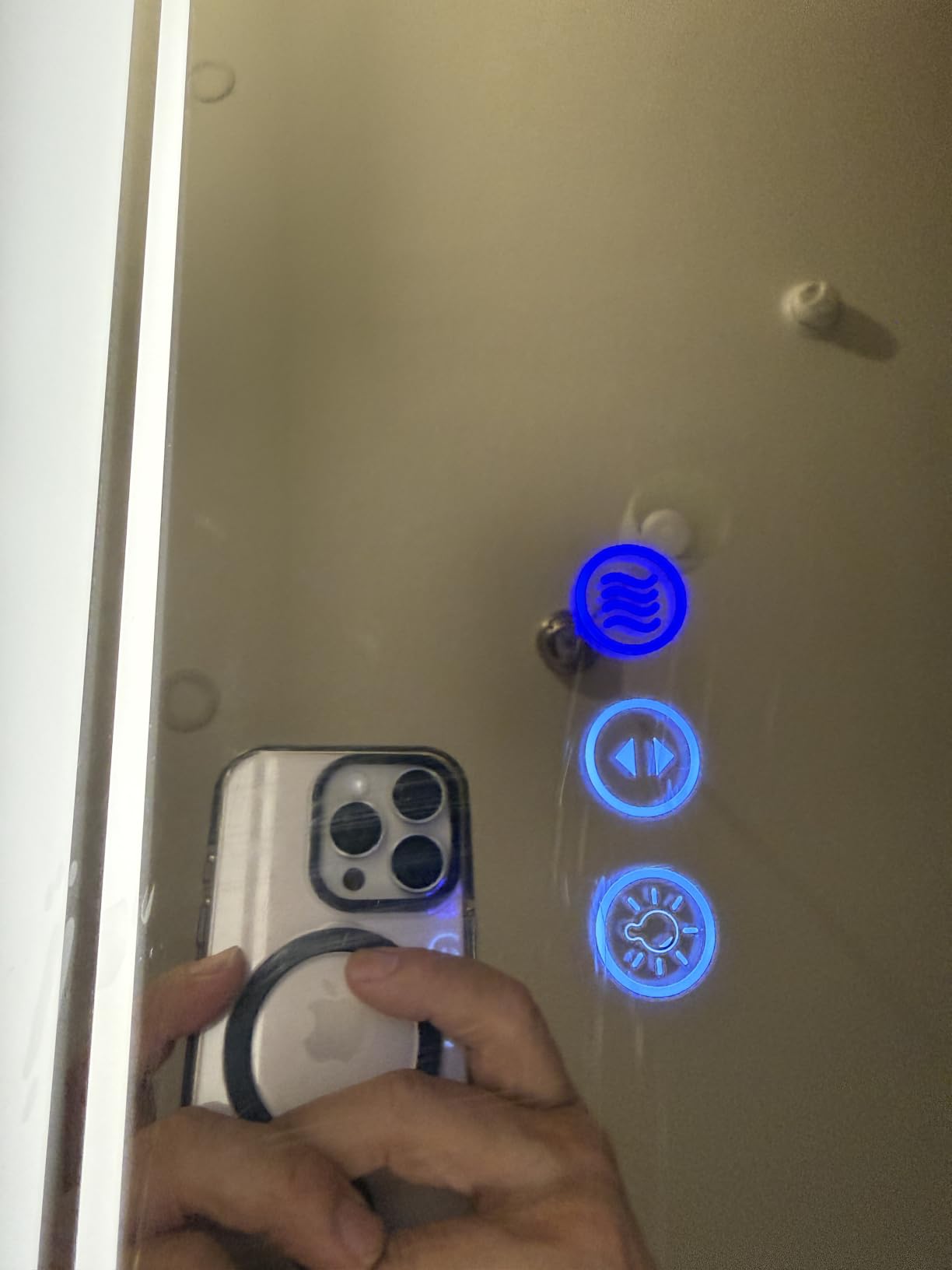 72x40 LED Bathroom Mirror, Backlit & Front Lit Lighted Mirror | Anti-Fog Vanity Mirror with Lights, 3 Color Dimmable, Memory, Shatterproof, Tempered Glass, CRI95, UL Listed, Wall Mounted customer photo 1