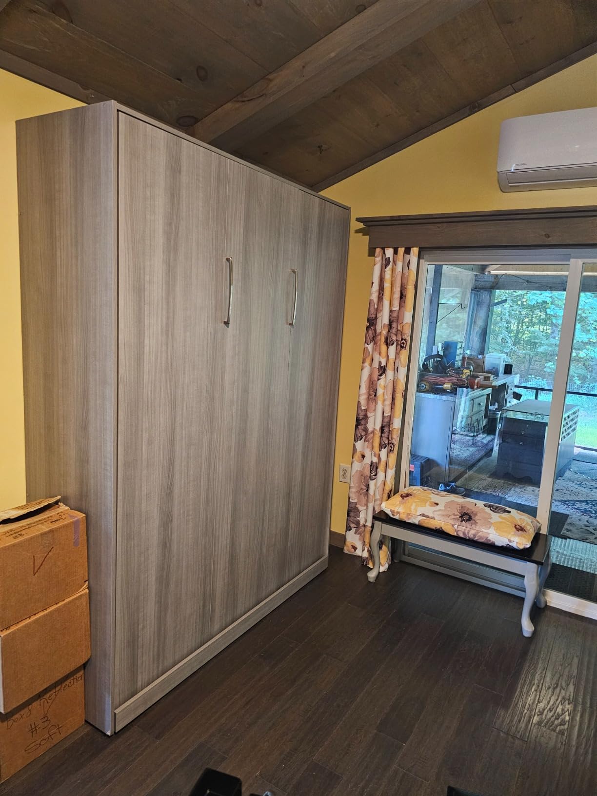 Bestar Queen Murphy Bed, White, Claremont, 65W with Dual Piston Mechanism customer photo 2