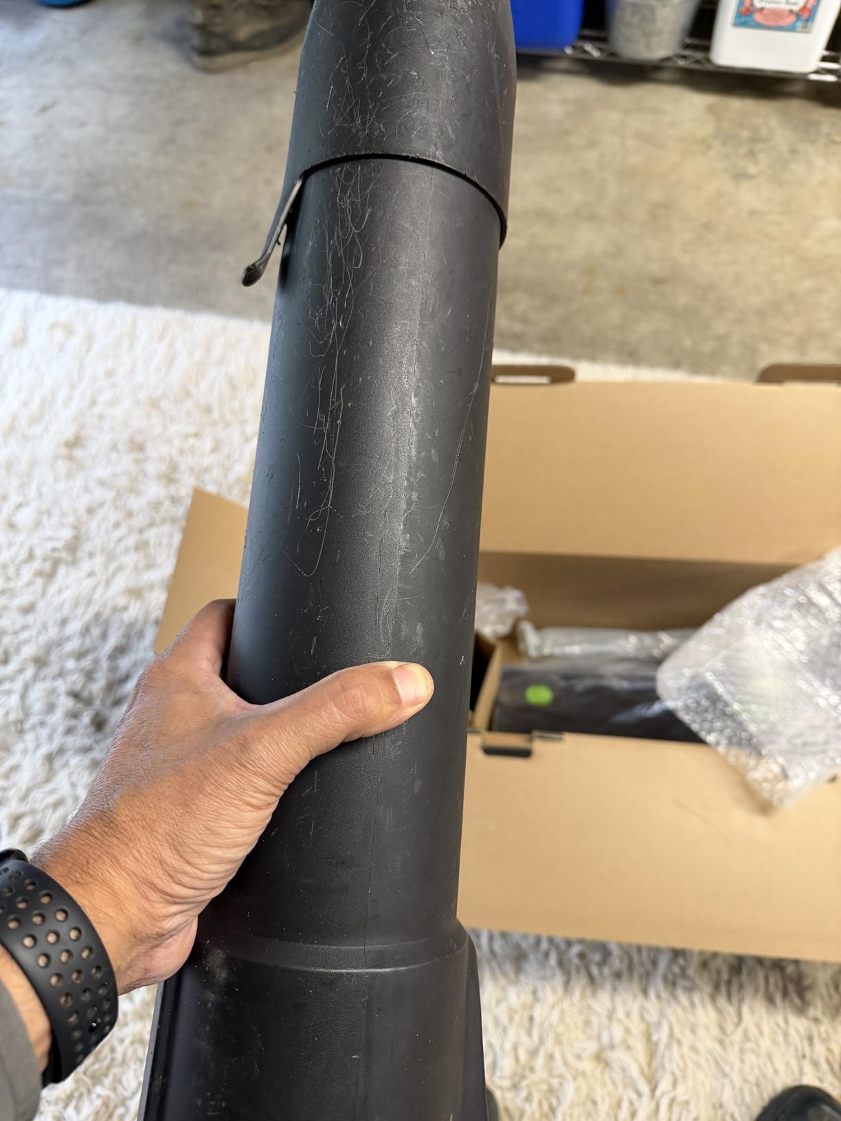 Greenworks 80V Electric Leaf Blower, 770 CFM, 4.0 Ah Battery and Charger customer photo 1