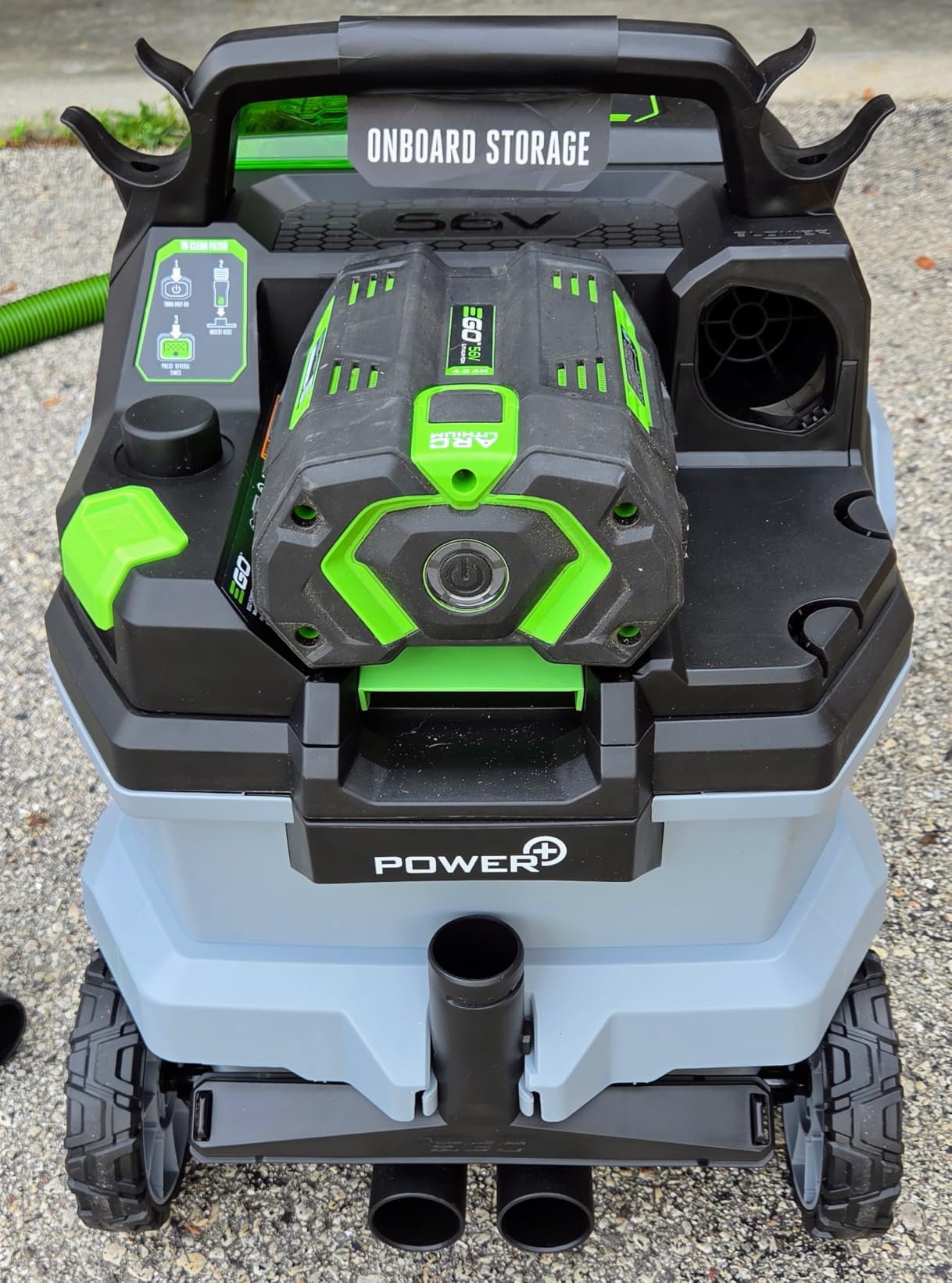 EGO Power+ Shop Vacuum Wet Dry, Car Vac, Portable Cordless Cleaner, 9 Gallon 110 CFM, Battery and Charger Not Included - WDV0900 customer photo 1