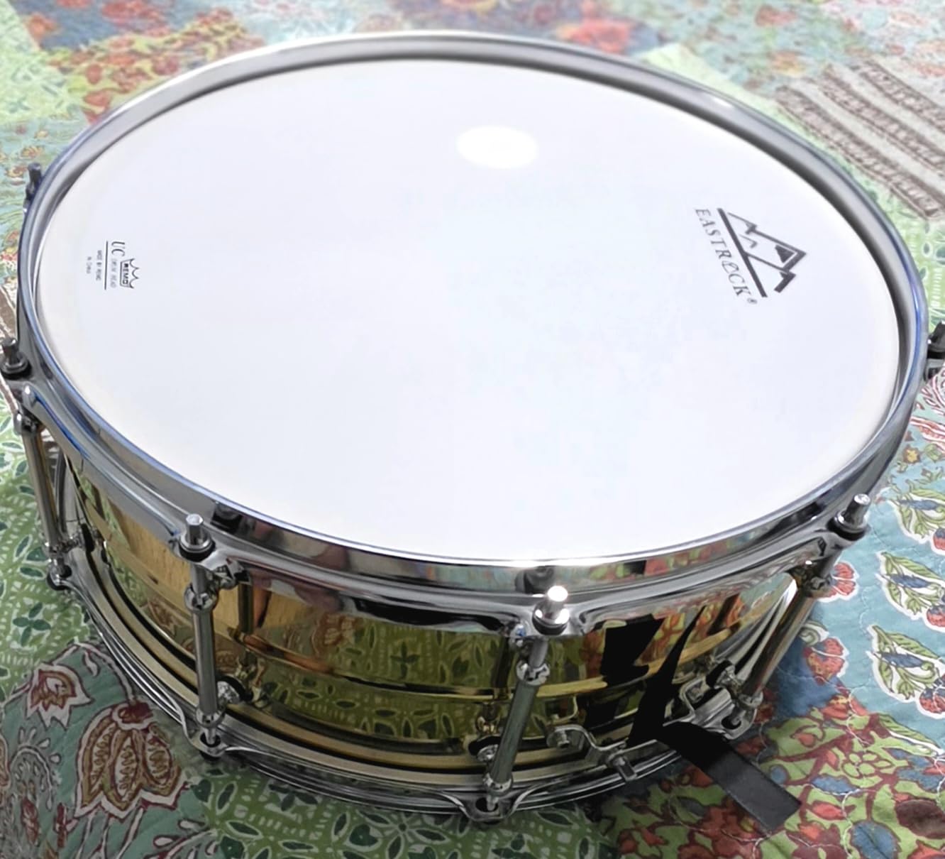 EASTROCK Advanced Snare Drum 14X5.5 Inches Titanium Gold Finish | Professional Snare Drum Set for Student Beginner Adult Drummer with Drumsticks, Mute Pad, Drum Key, Coated Drum Head 10-Lug customer photo 1