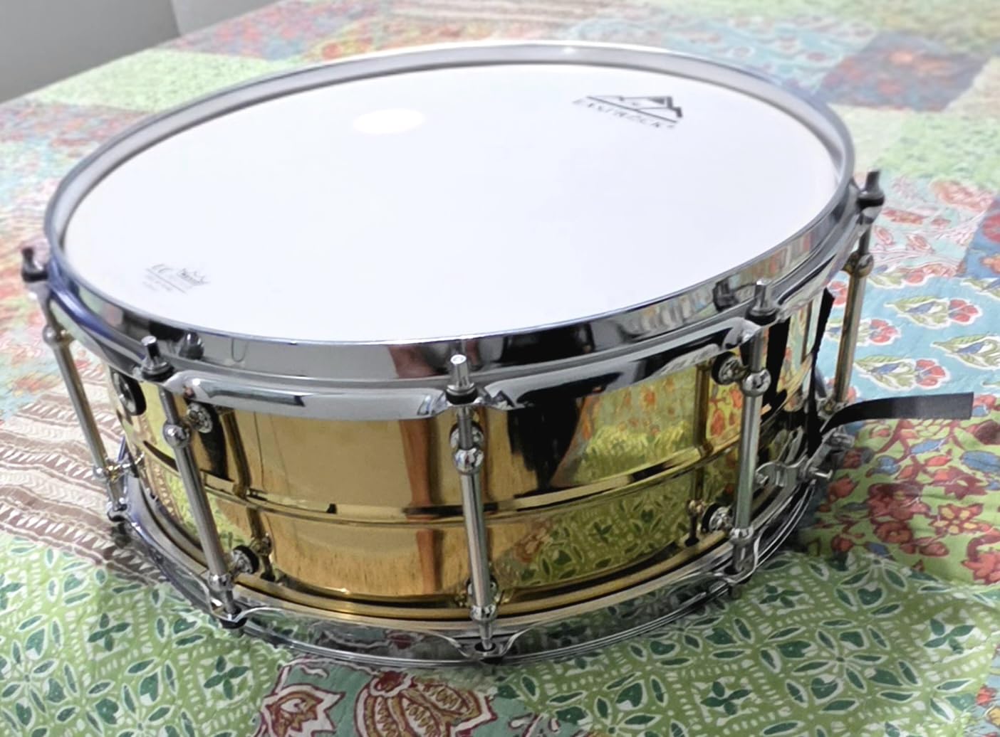 EASTROCK Advanced Snare Drum 14X5.5 Inches Titanium Gold Finish | Professional Snare Drum Set for Student Beginner Adult Drummer with Drumsticks, Mute Pad, Drum Key, Coated Drum Head 10-Lug customer photo 2