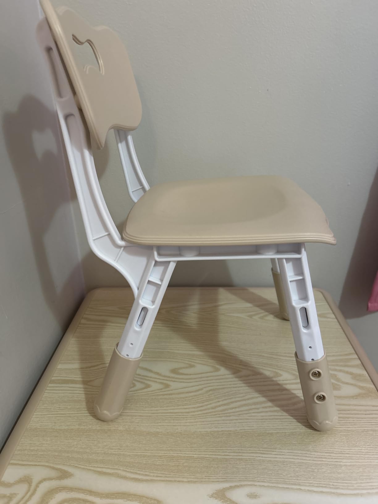 GITAWUSA Kids Study Table and Chairs Set, Height Adjustable Toddler Table and Chair Set for Kids Ages 3-8, 23.6