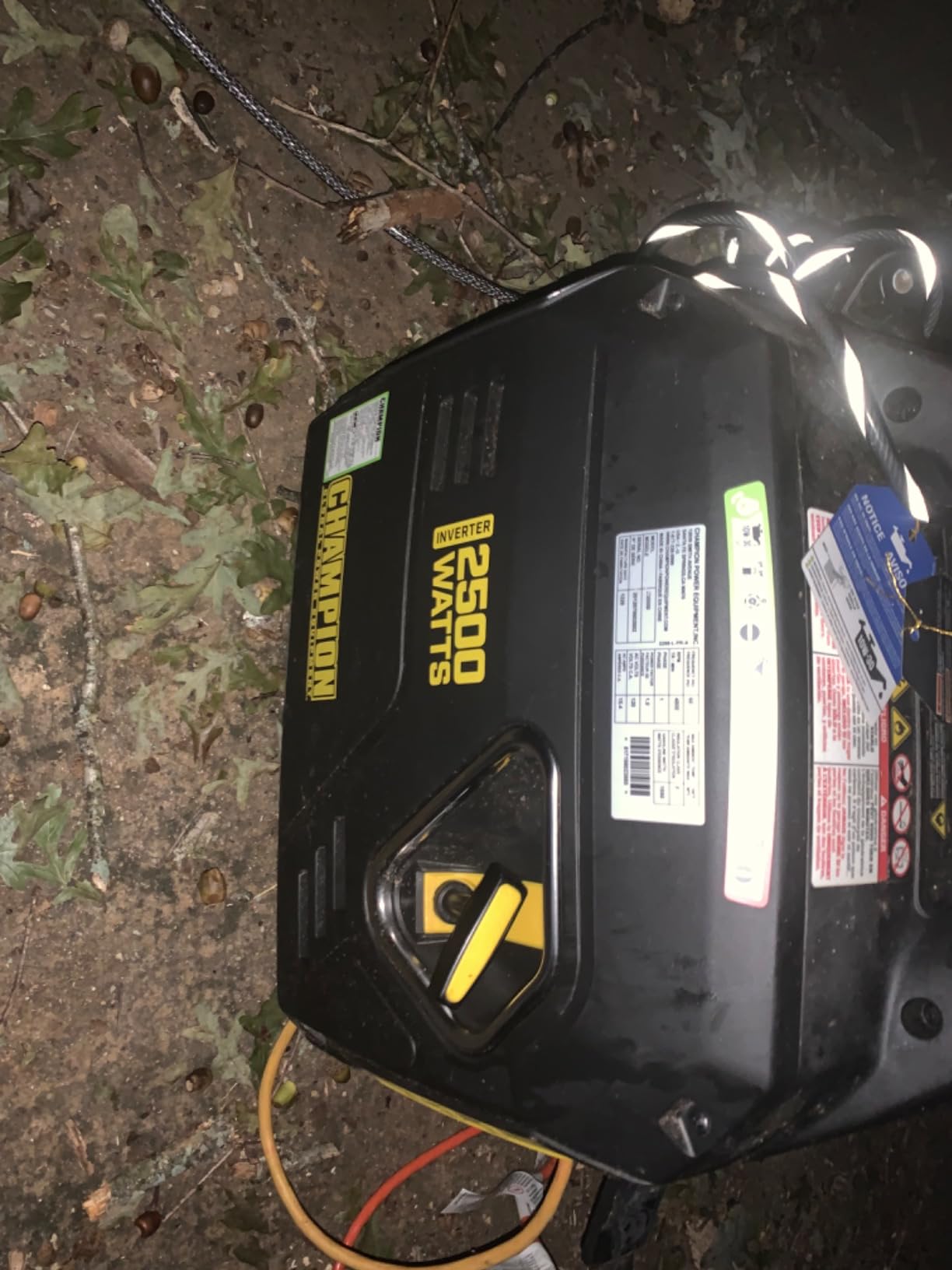 Champion Power Equipment 2500-Watt Ultralight Portable Inverter Generator | Gas Powered, Recoil Start, Parallel Ready, Quiet Technology, Free 3-Year Warranty customer photo 1