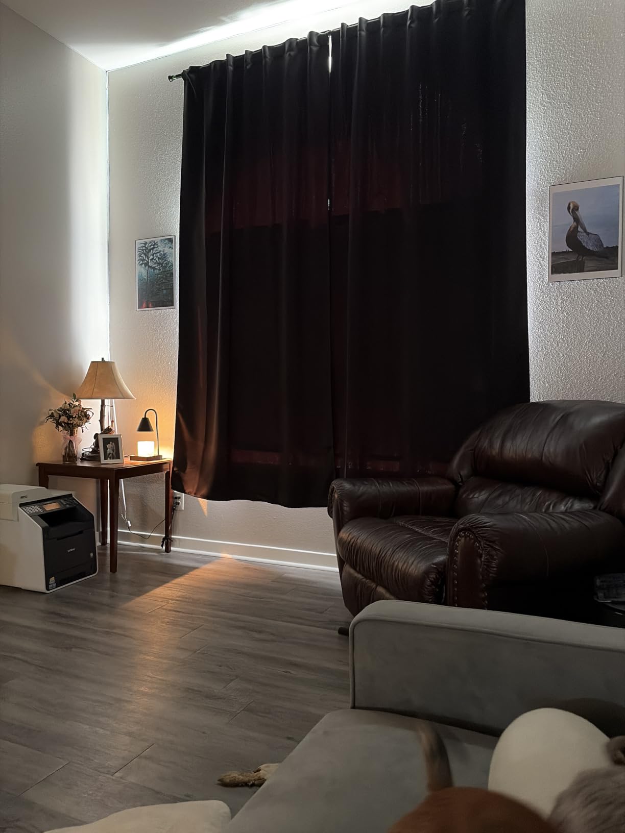 Joydeco Blackout Curtains for Bedroom, Black out curtains 96 inch long 2 Panels, Long Black Drapes with Rod Pocket Back Tab, Room Darkening Noise Reducing & Wrinkle-Free Drapes for Living Room Windows customer photo 1