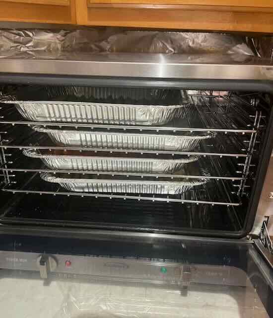 KoolMore 23 in. Commercial Countertop Convection Oven for Half-Size Pans with 4 Racks 1600W of Power in Stainless-Steel, ETL Listed for Safety and Sanitation (KM-CTCO-15) customer photo 1