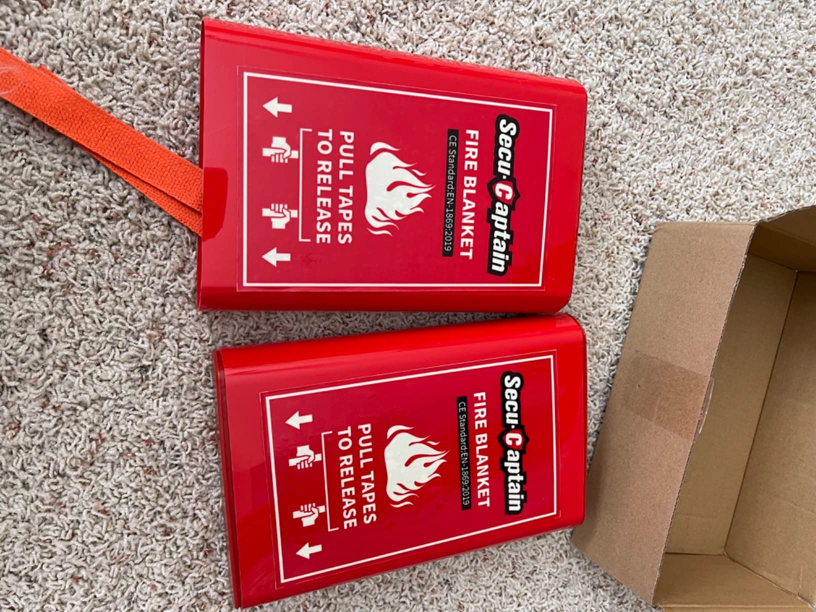 SecuCaptain Emergency Fire Blanket for Home - 60x60 X-Large 4 Pack Flame Retardant Blankets customer photo 2