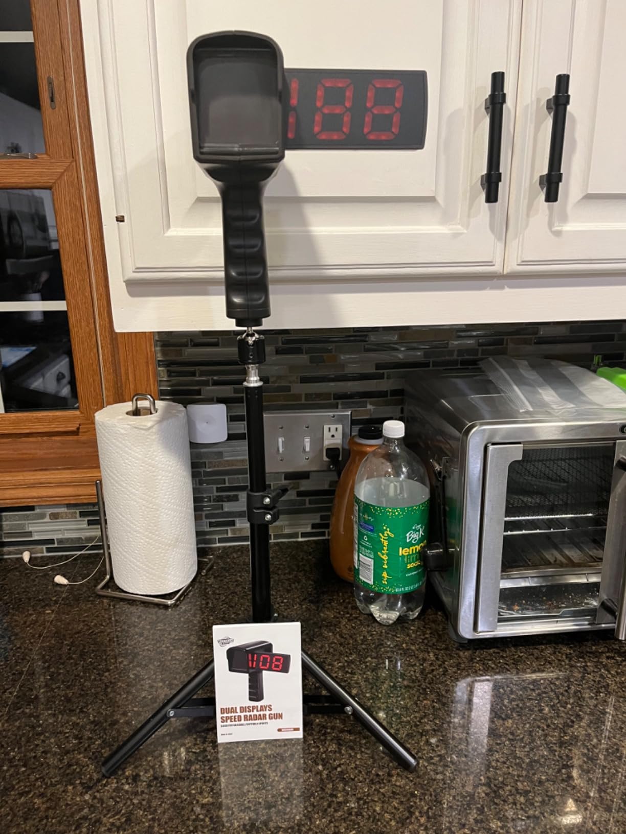 Baseball Radar Gun with Tripod, Speed Radar Gun for Baseballs customer photo 2