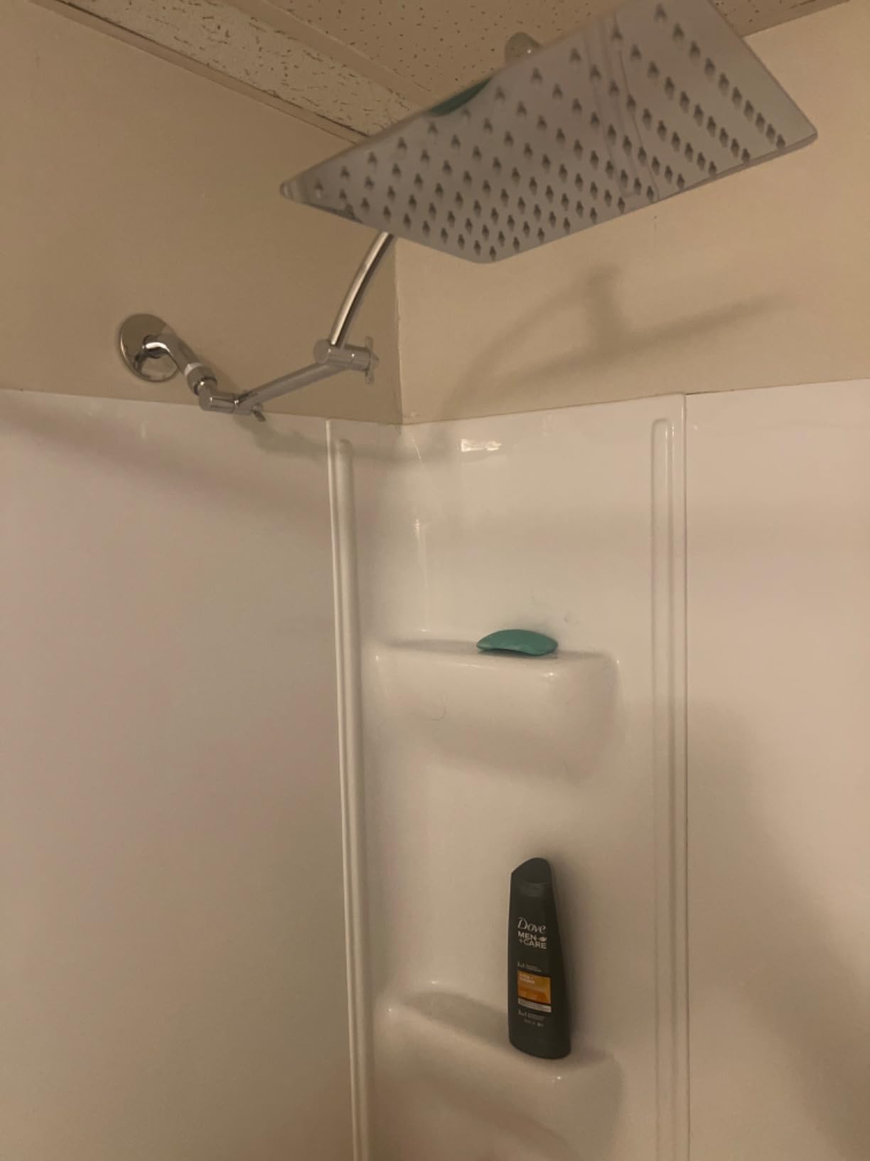 Hibbent All Metal 10'' Rain Shower Head with 16'' Extension Arm, Chrome | High Pressure Rainfall Showerhead with Solid Brass Adjustable Shower Head Extension Arm, Fixed Showerheads customer photo 2