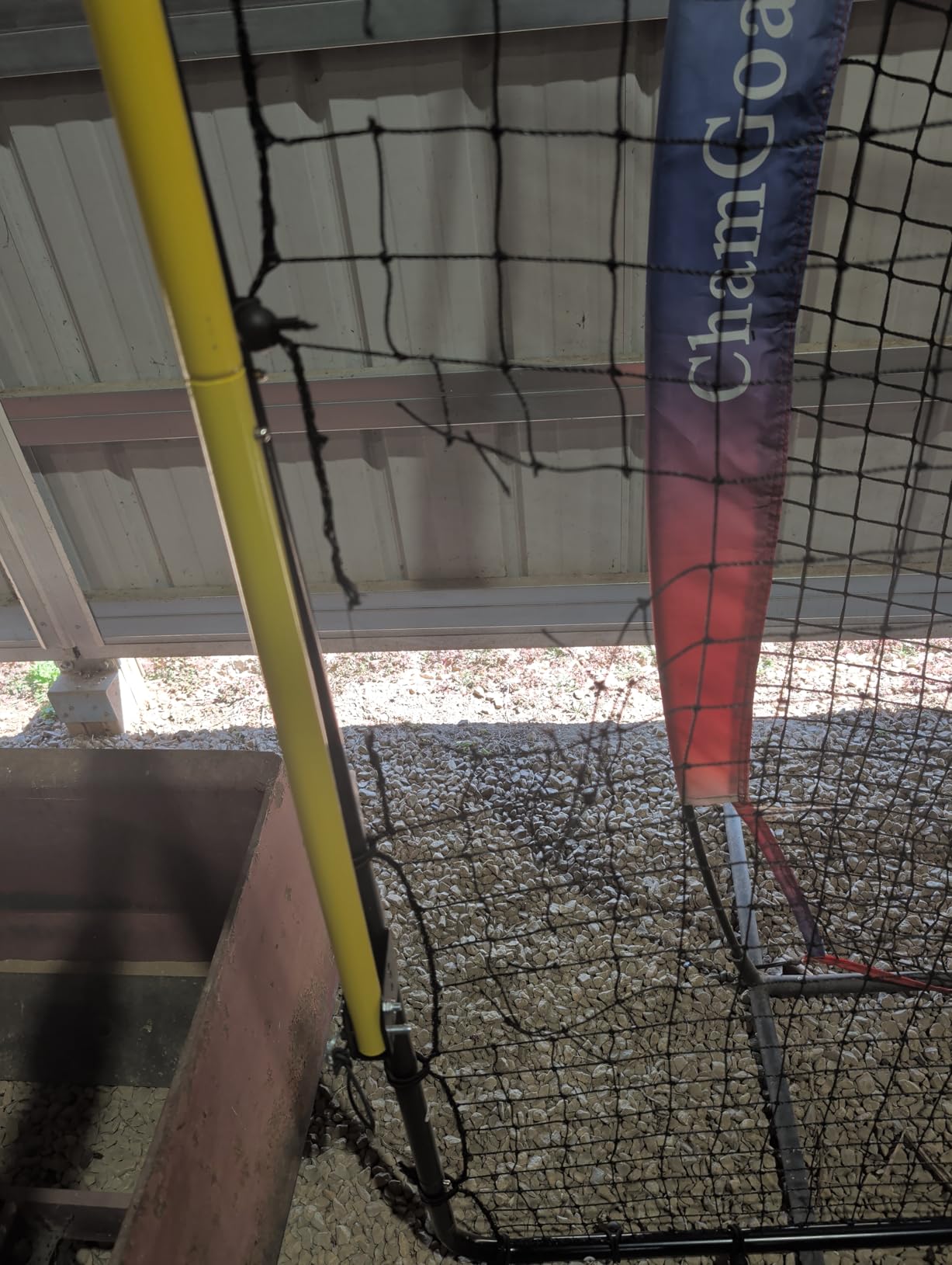 Adjustable Volleyball Rebounder Net 7x4 ft - Bounce Back Training Equipment with Angle Customization for Practicing Volleying, Bumping, Spiking - Durable & Portable with Travel Bag customer photo 2
