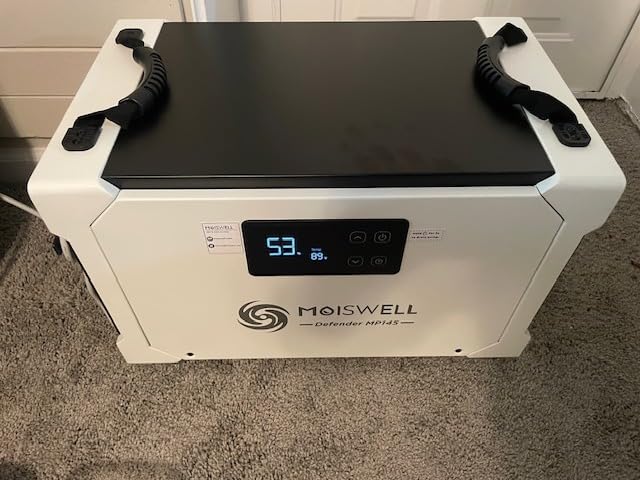 155 Pints Commercial Dehumidifier with Pump for Crawl Space | Energy Star Certified dehumidifier with Drain Hose, Industry Water Damage Restoration for up to 6,000 sq ft Basements customer photo 2