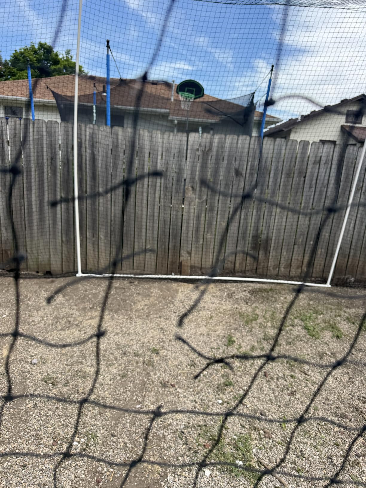 VEVOR Batting Netting, Training Net for Softball Baseball Batting Hitting | 10/35/42/55/70 FT Professional Practice Portable Pitching Cage, Heavy Duty Enclosed PE Net, Indoor, Outdoor, Backyard (NET ONLY) customer photo 2